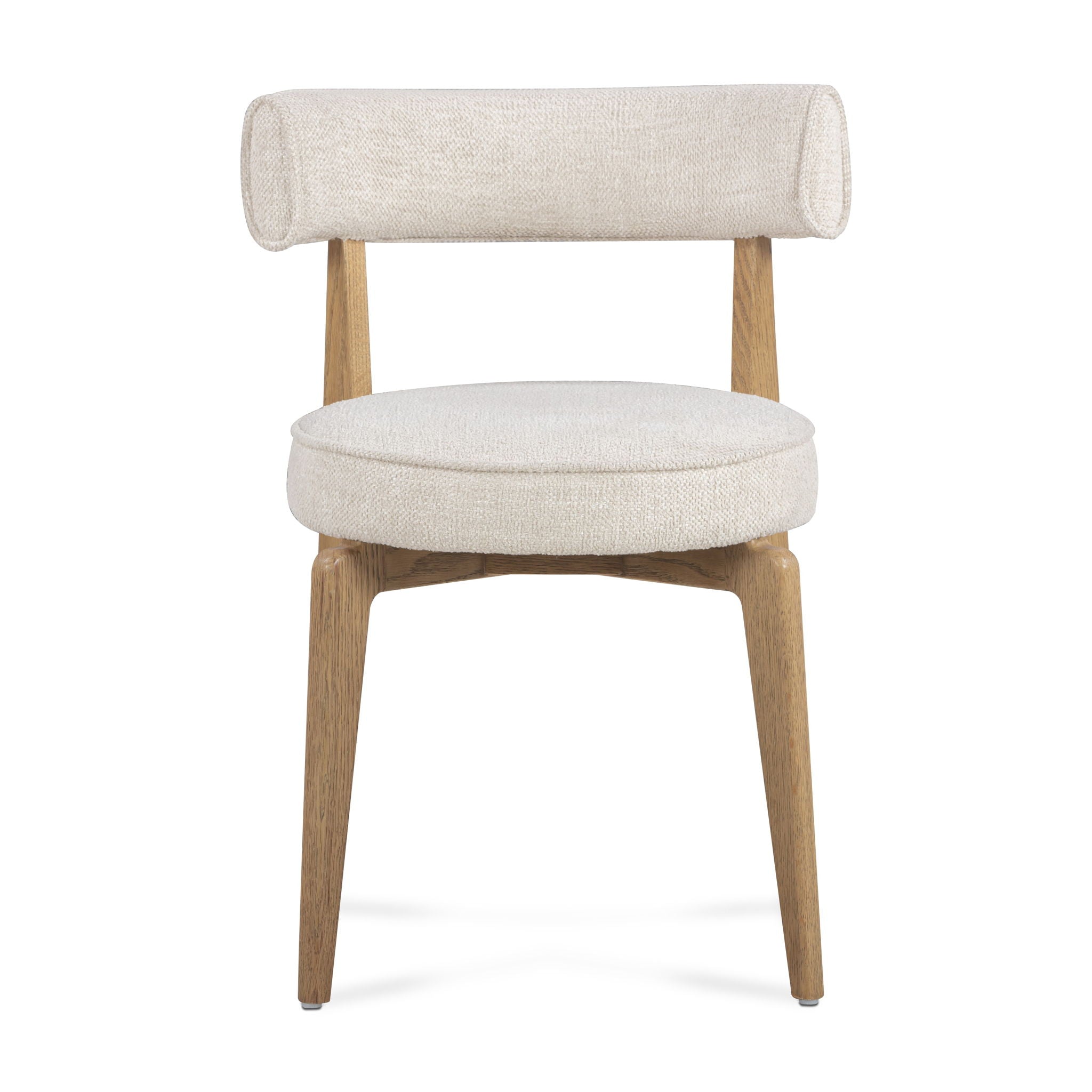 Nikita - Fabric Dining Chair - Cream