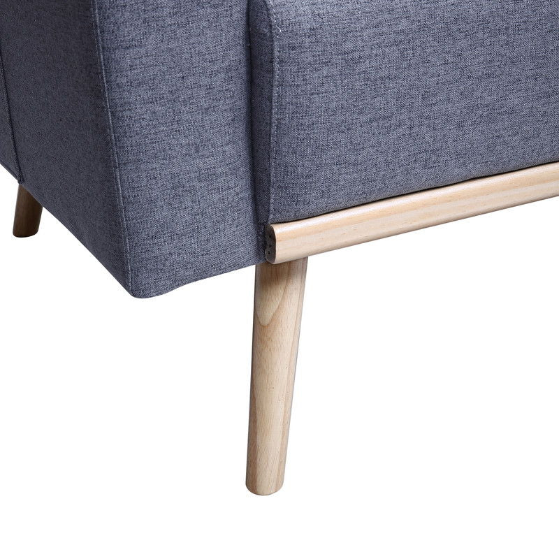 Easton - Linen Fabric Chair With USB Charging Ports Pockets And Pillows - Urban Living Furniture (Los Angeles, CA)