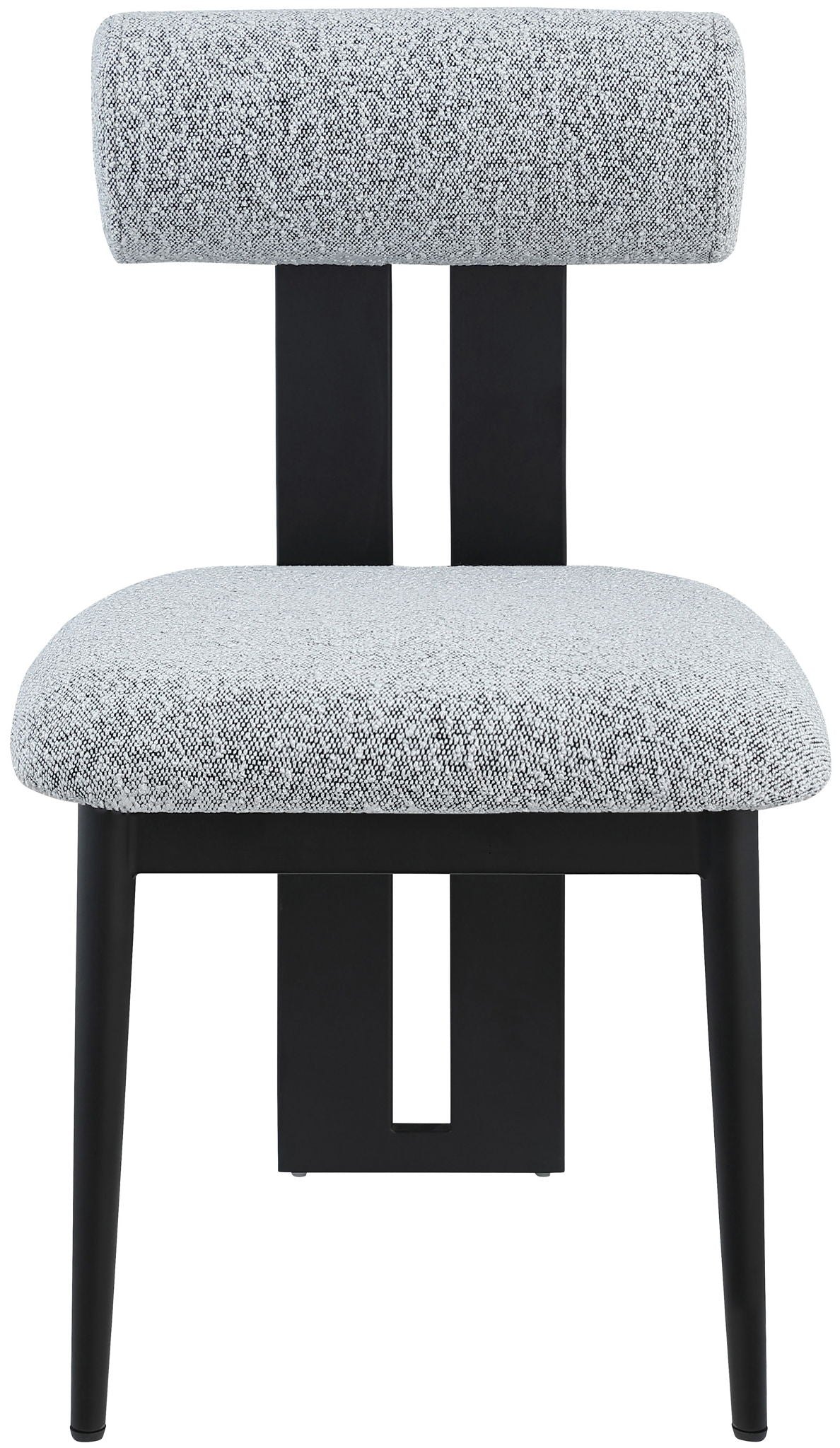 Dario - Boucle Dining Chair With Black Frame (Set of 2) - Urban Living Furniture (Los Angeles, CA)
