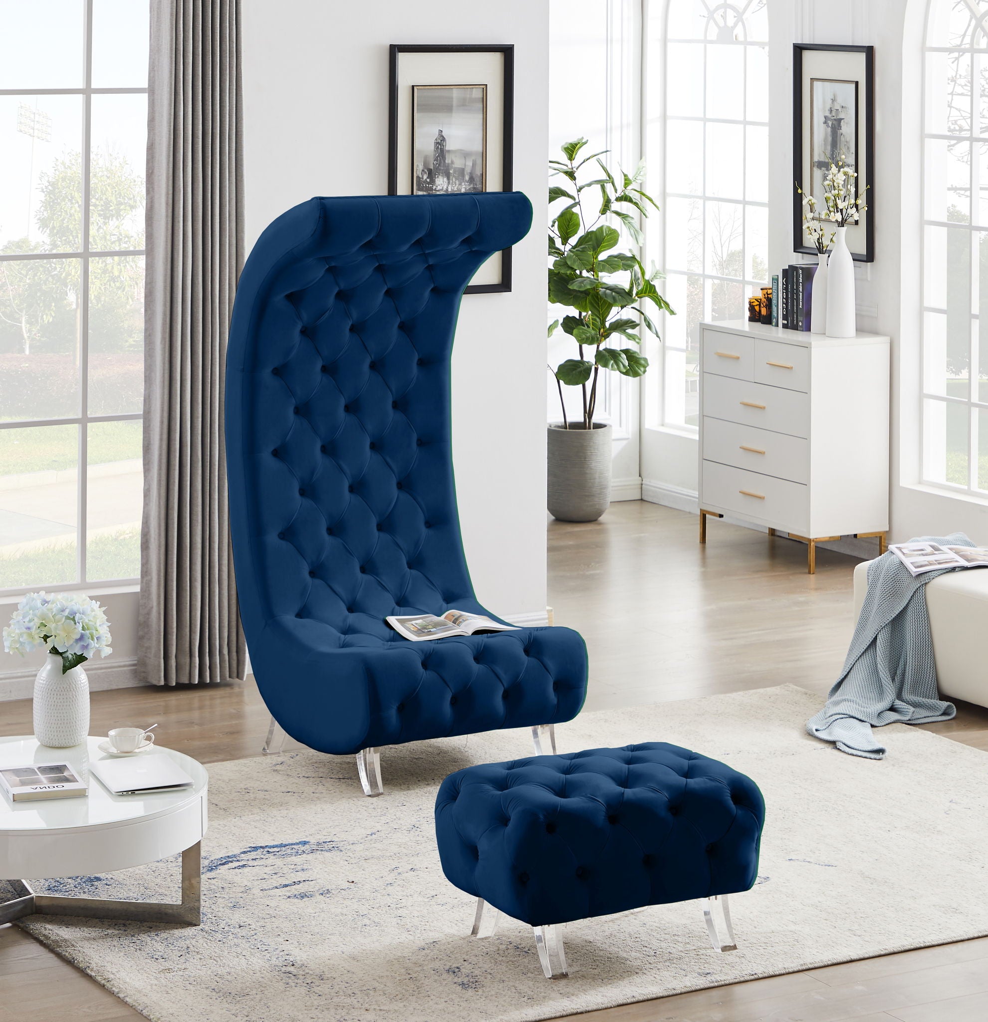 Crescent - Ottoman - Urban Living Furniture (Los Angeles, CA)