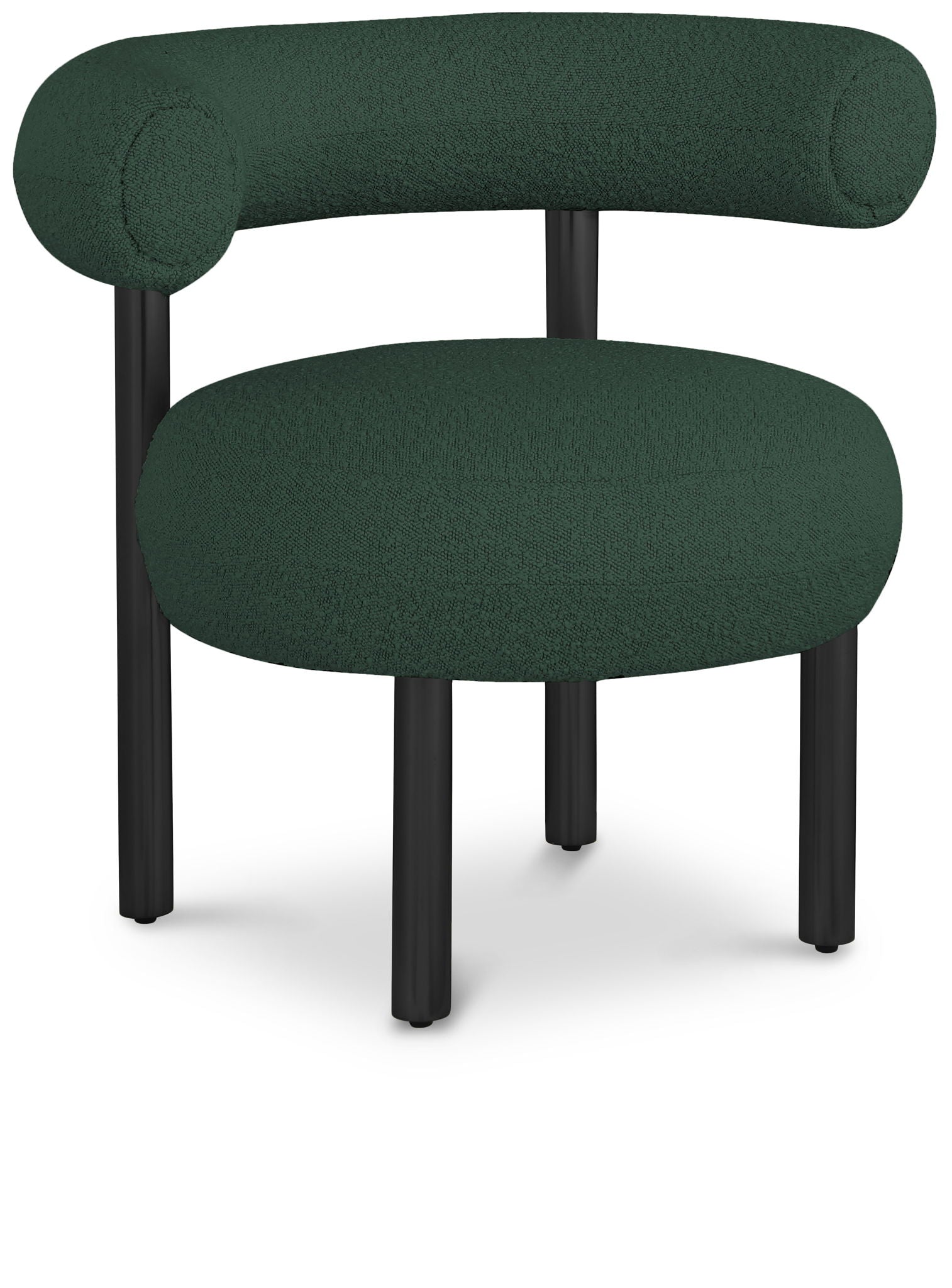 Bordeaux - Boucle Fabric Accent Chair With Black Legs - Urban Living Furniture (Los Angeles, CA)