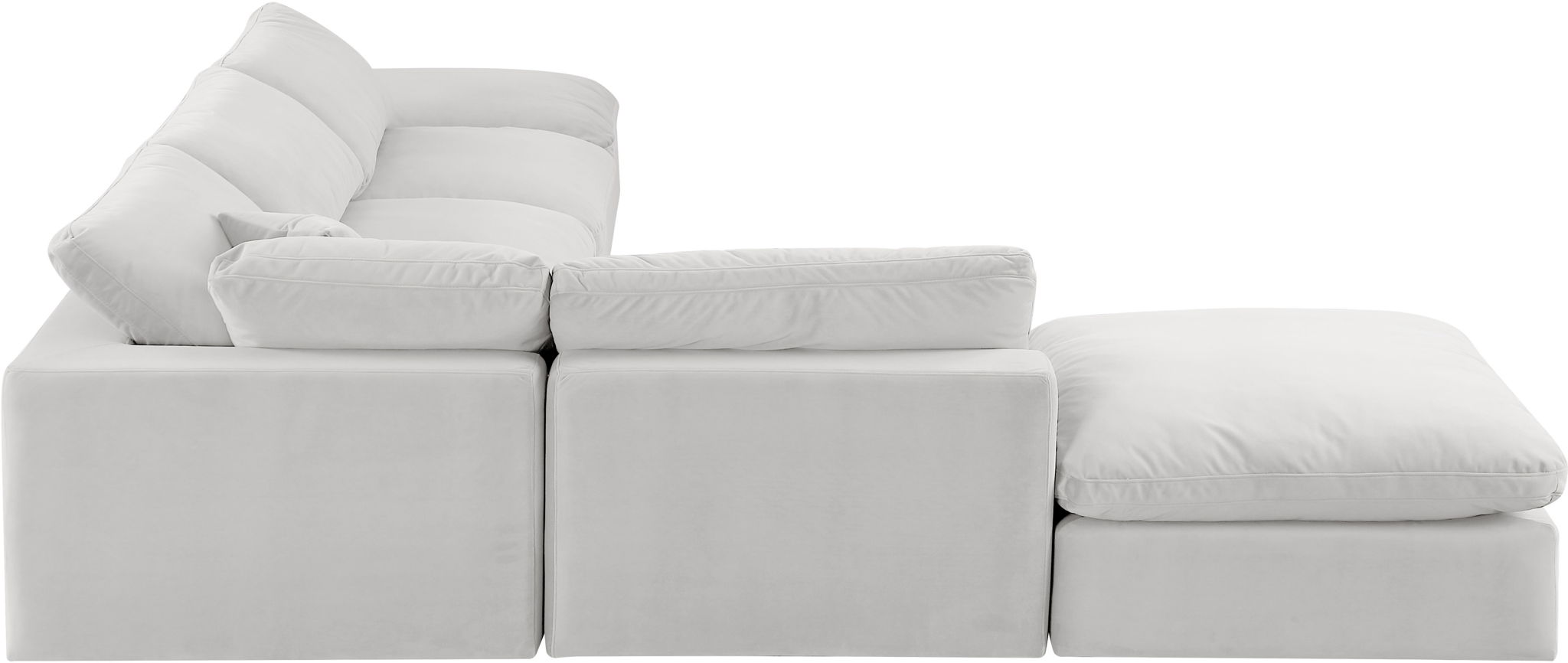 Comfy - 6 Piece Velvet Modular Sectional - Urban Living Furniture (Los Angeles, CA)