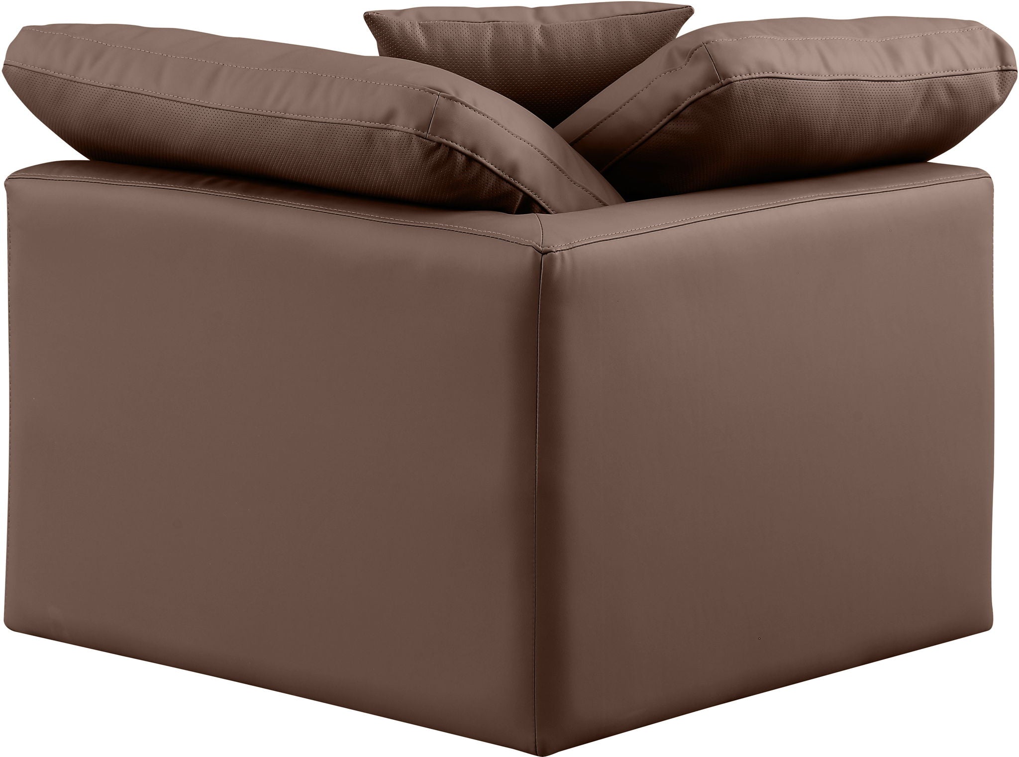 Indulge - Faux Leather Corner Chair - Urban Living Furniture (Los Angeles, CA)
