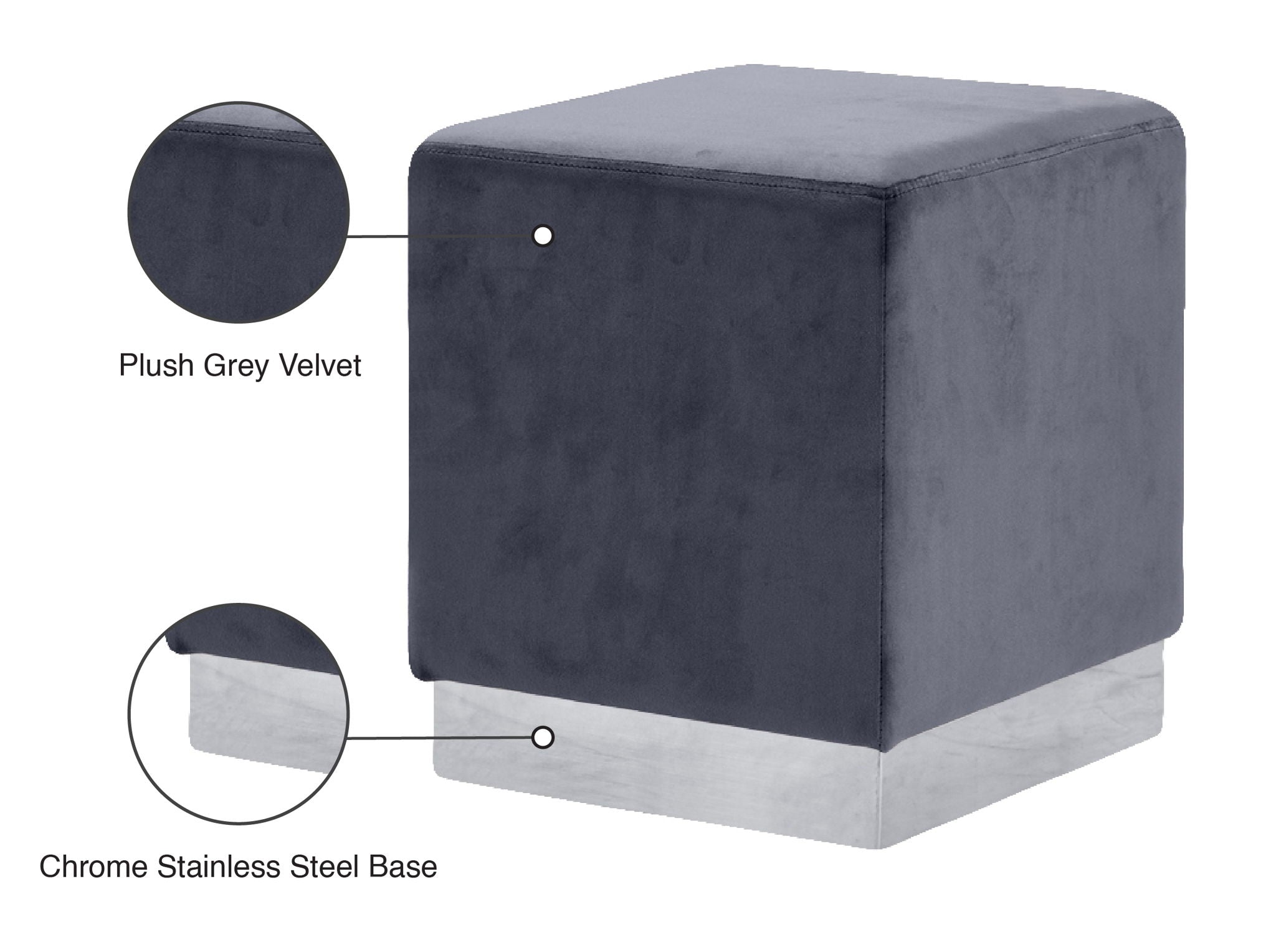Jax - Stool Ottoman - Urban Living Furniture (Los Angeles, CA)