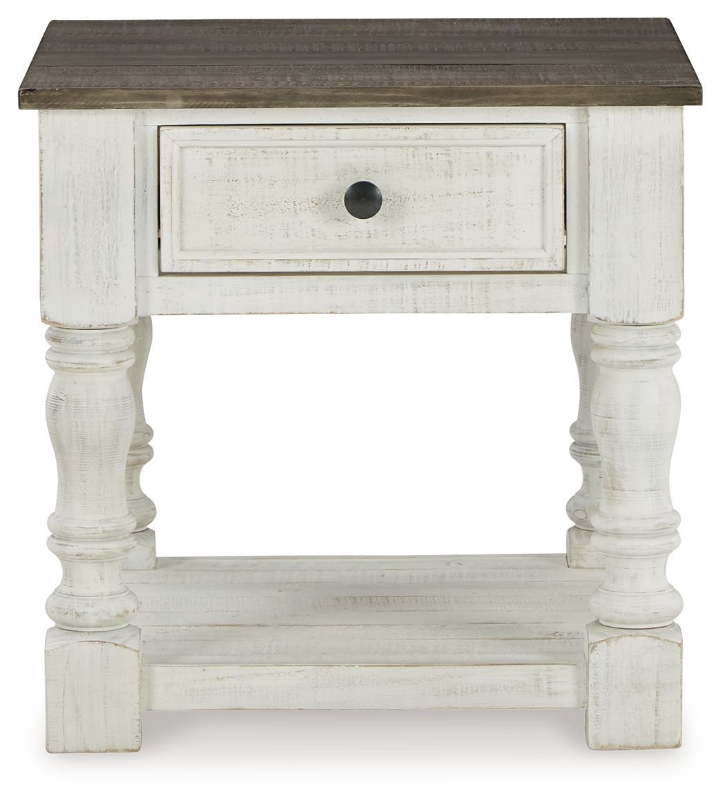 Havalance - Square End Table - White / Gray - Urban Living Furniture (Los Angeles, CA)