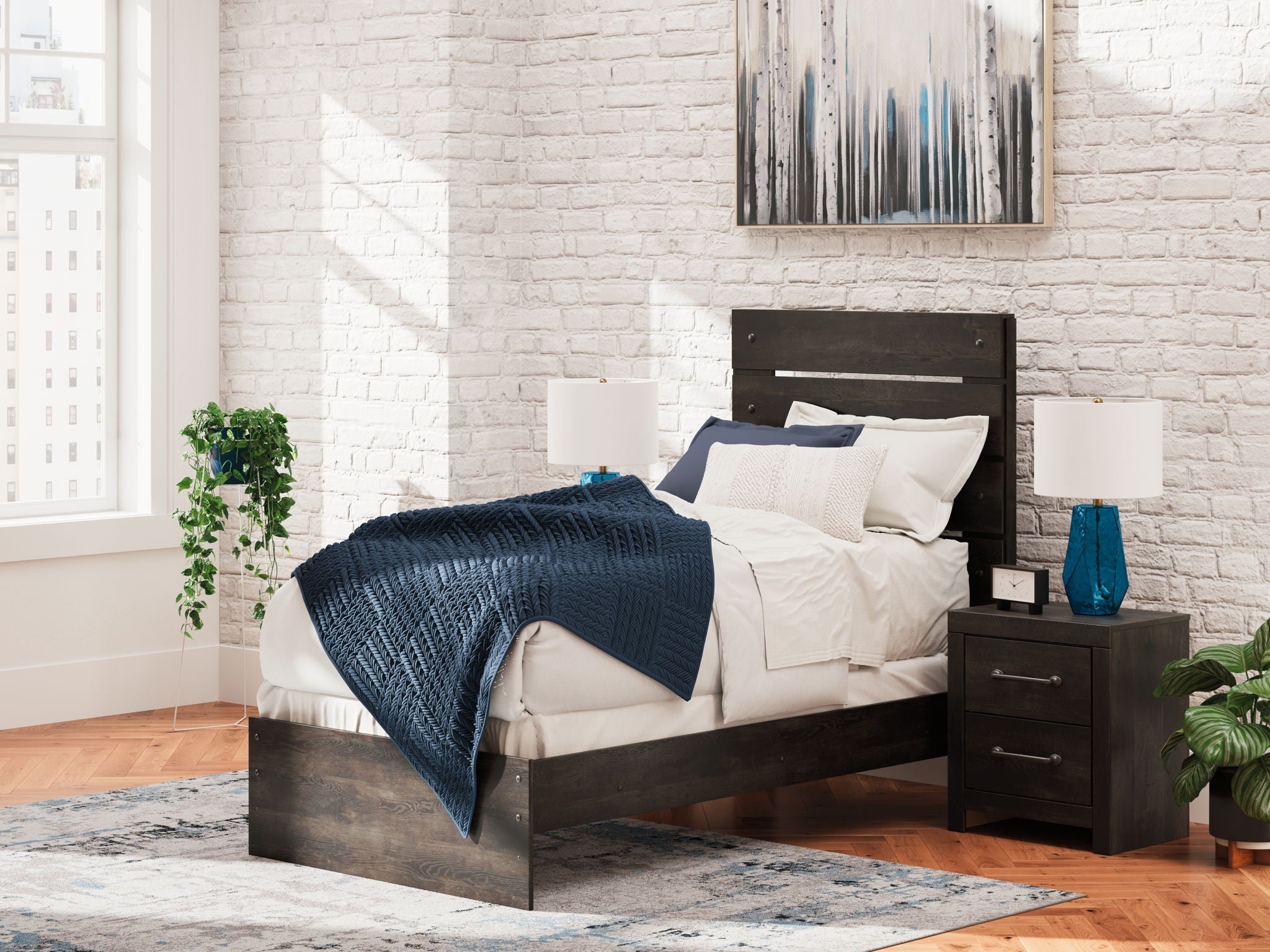 Hollivern - Panel Bed - Urban Living Furniture (Los Angeles, CA)