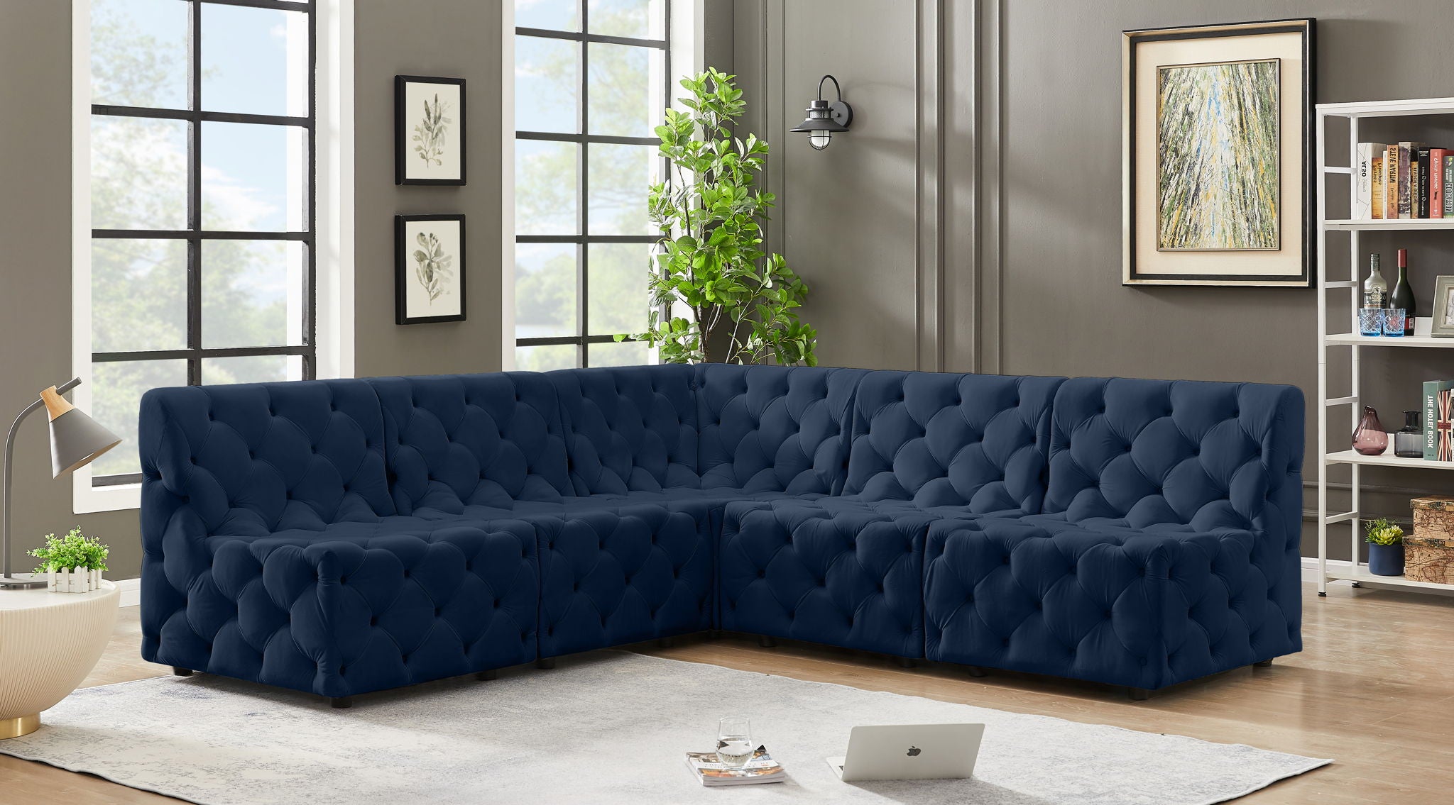 Tuft - 5 Piece Modular Sectional - Urban Living Furniture (Los Angeles, CA)