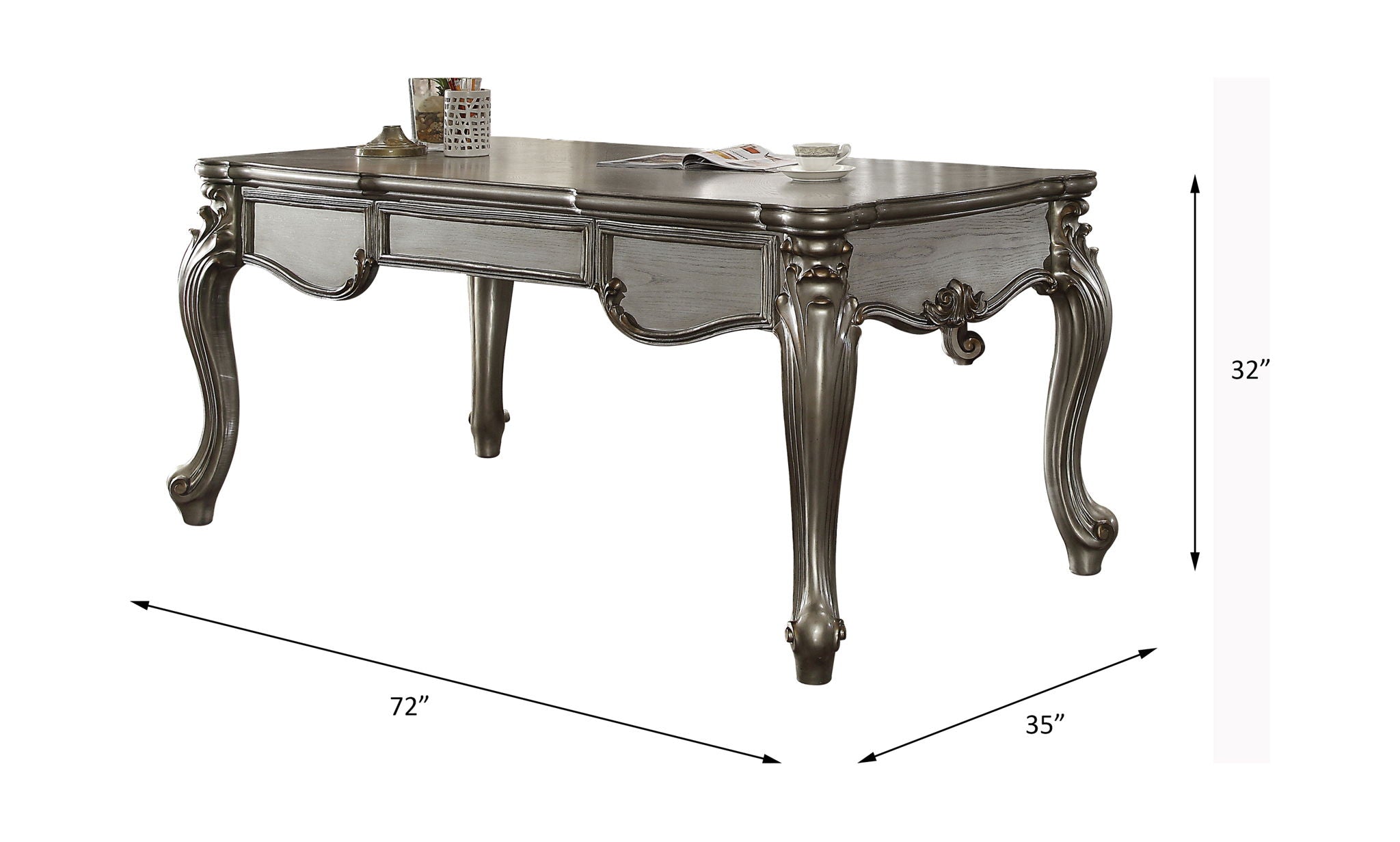Versailles - Executive Desk (Leg) - Urban Living Furniture (Los Angeles, CA)