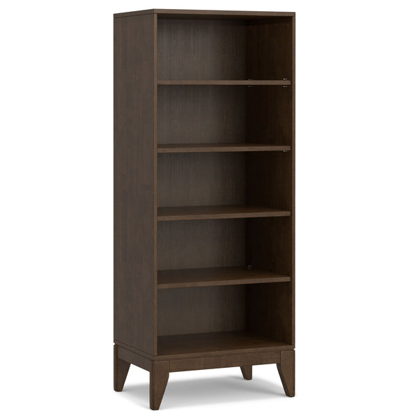 Harper - 5 Shelf Bookcase - Walnut Brown