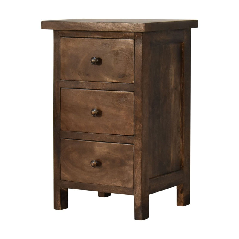 Mini Classic Country Bedside Table - Gray