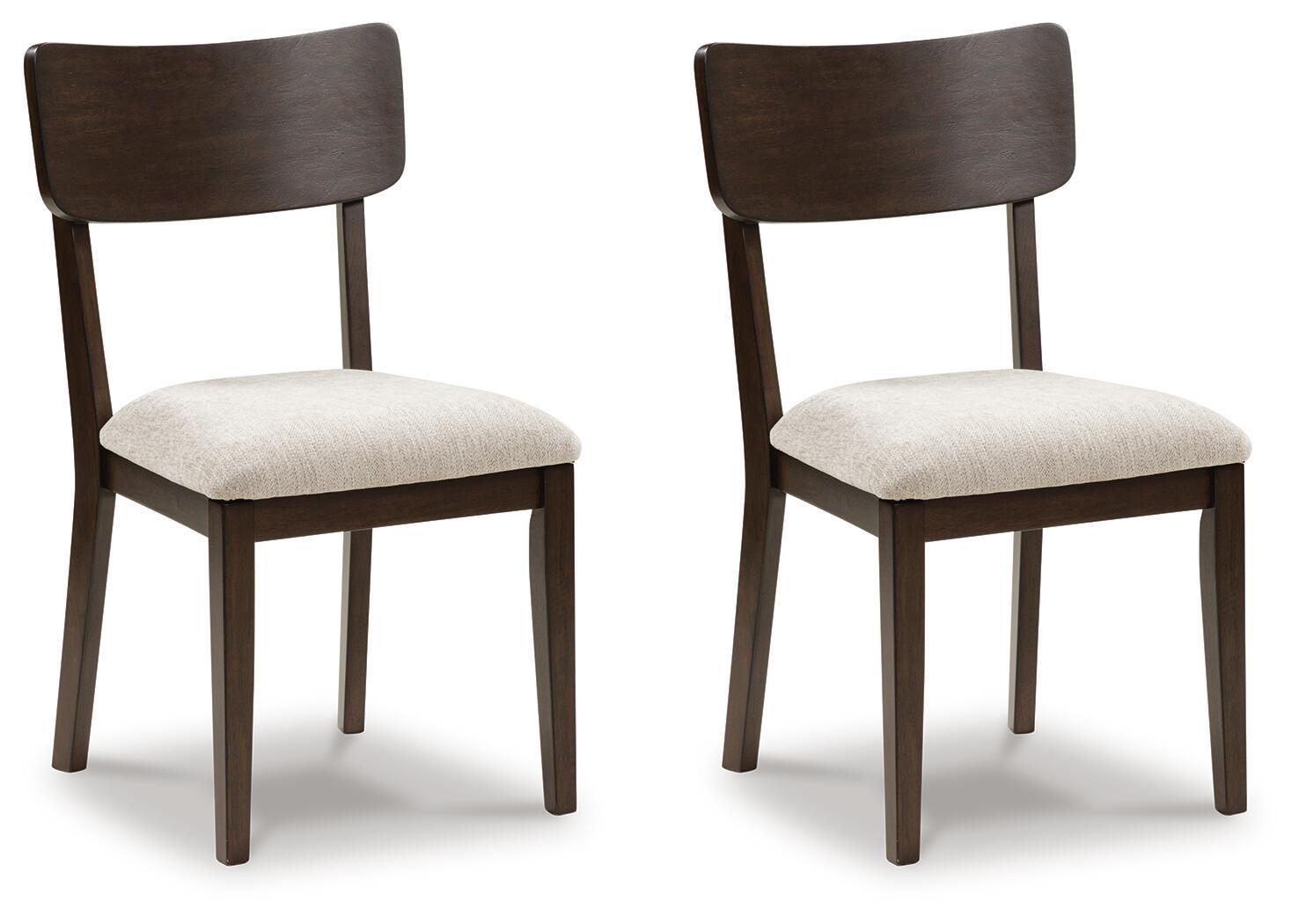 Mallenette - Dining Upholstered Side Chair (Set of 2) - Merlot - Urban Living Furniture (Los Angeles, CA)