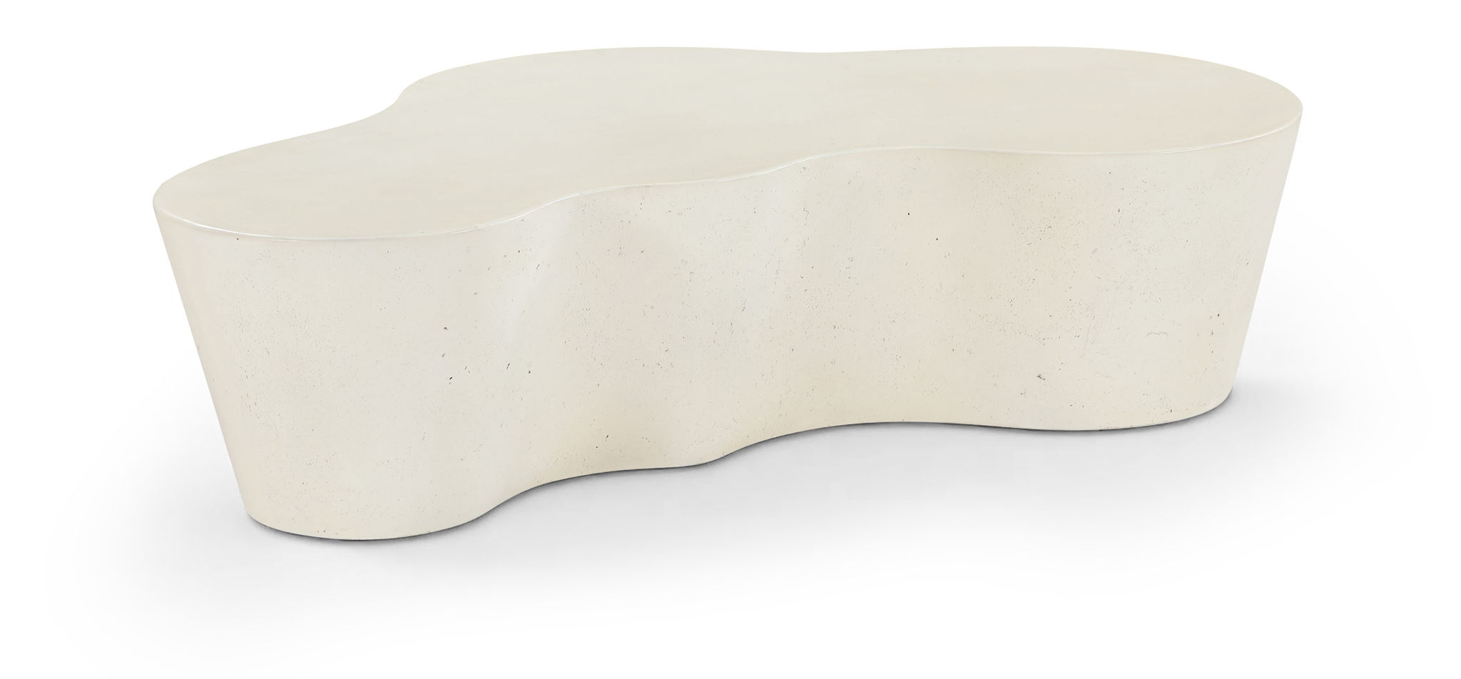 Monza - Concrete And Fiberglass Indoor / Outdoor Coffee Table - Cream - Urban Living Furniture (Los Angeles, CA)