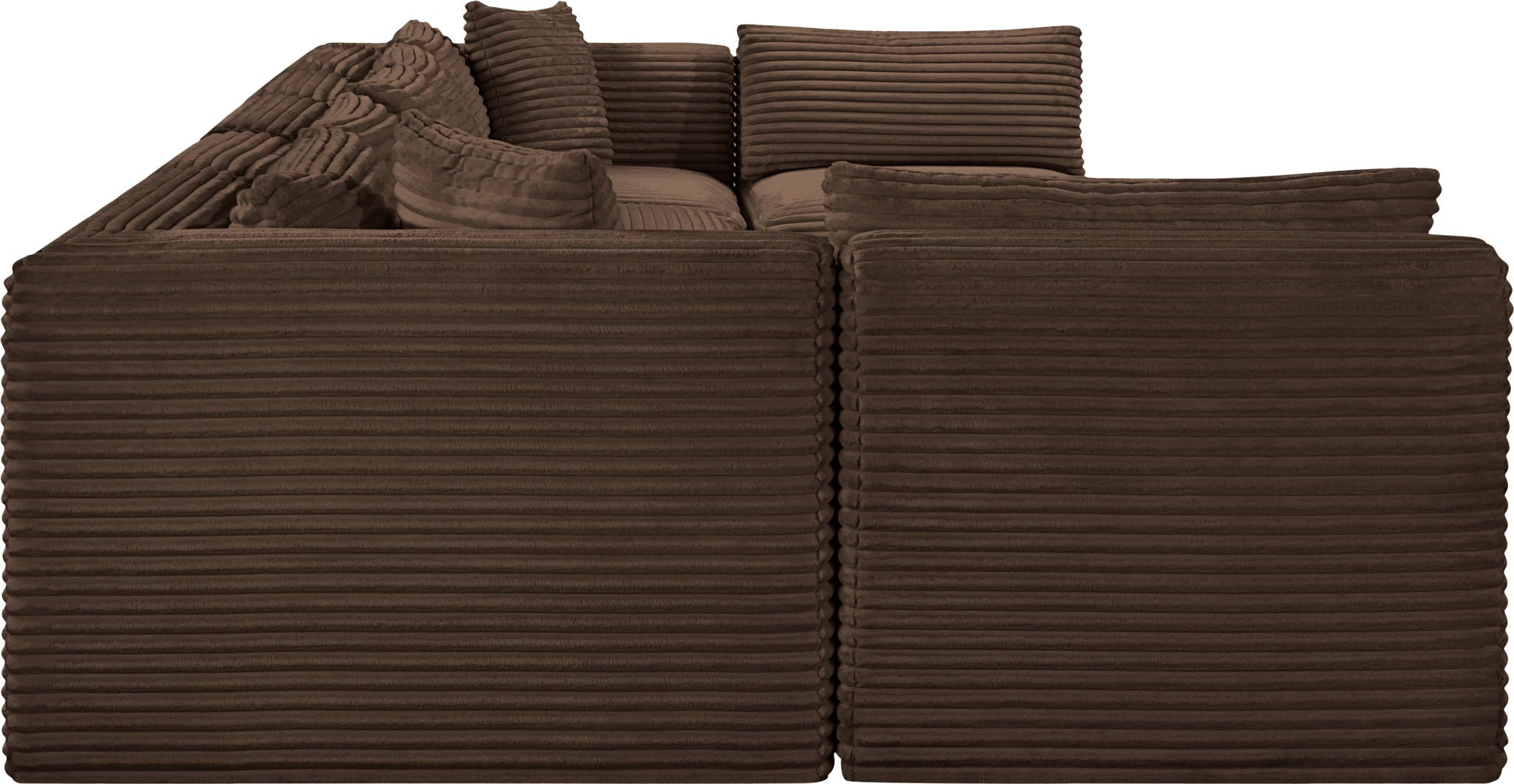Shaggy - 7 Piece Modular U-Shaped Armless Sectional - Urban Living Furniture (Los Angeles, CA)