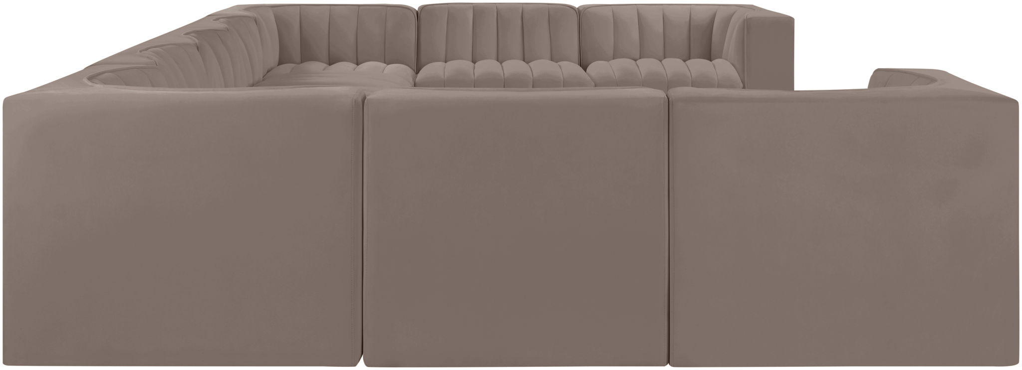 Rummi - Velvet Performance Fabric Upholstered 9 Piece Modular Sectional - Urban Living Furniture (Los Angeles, CA)