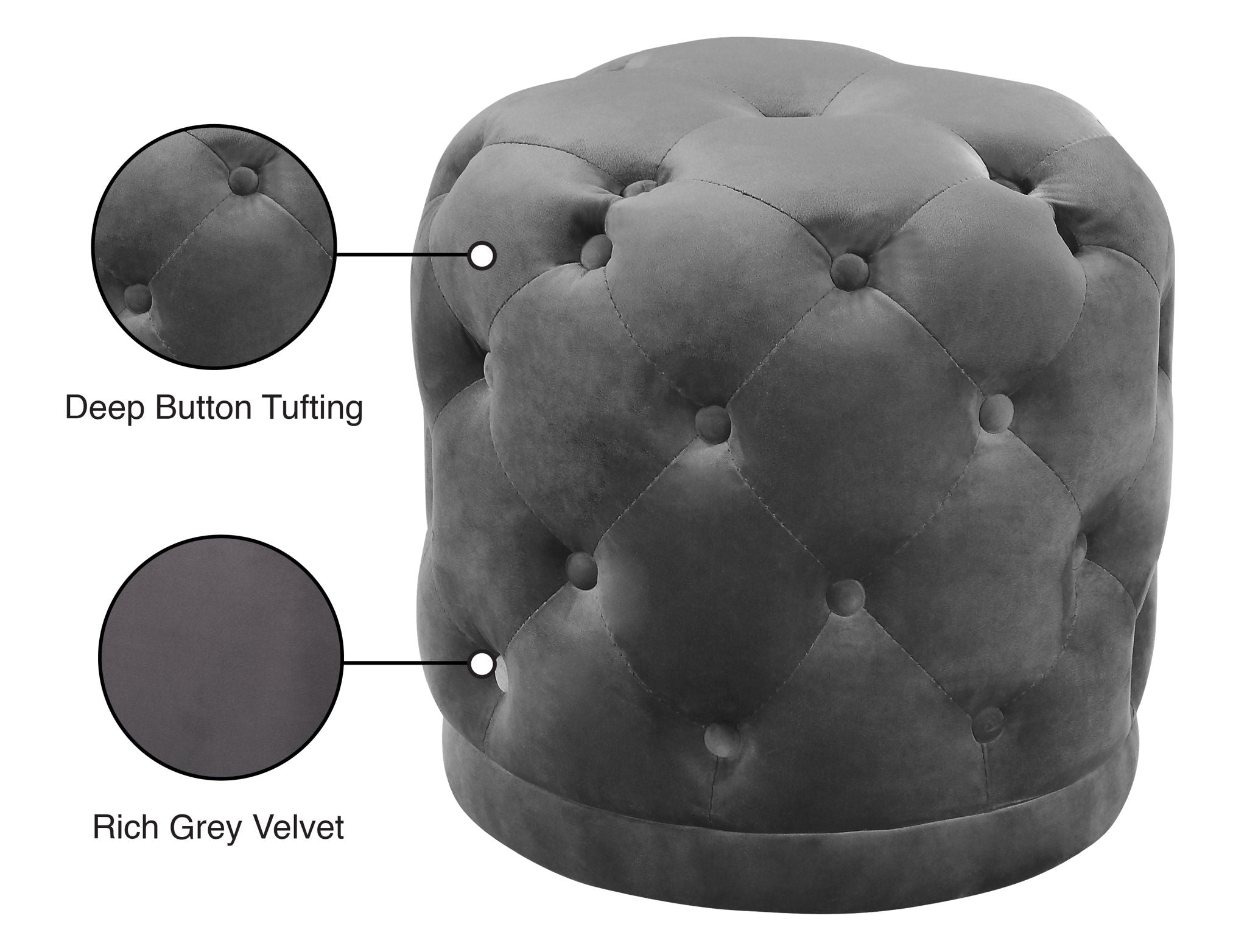 Harper - Stool Ottoman - Urban Living Furniture (Los Angeles, CA)