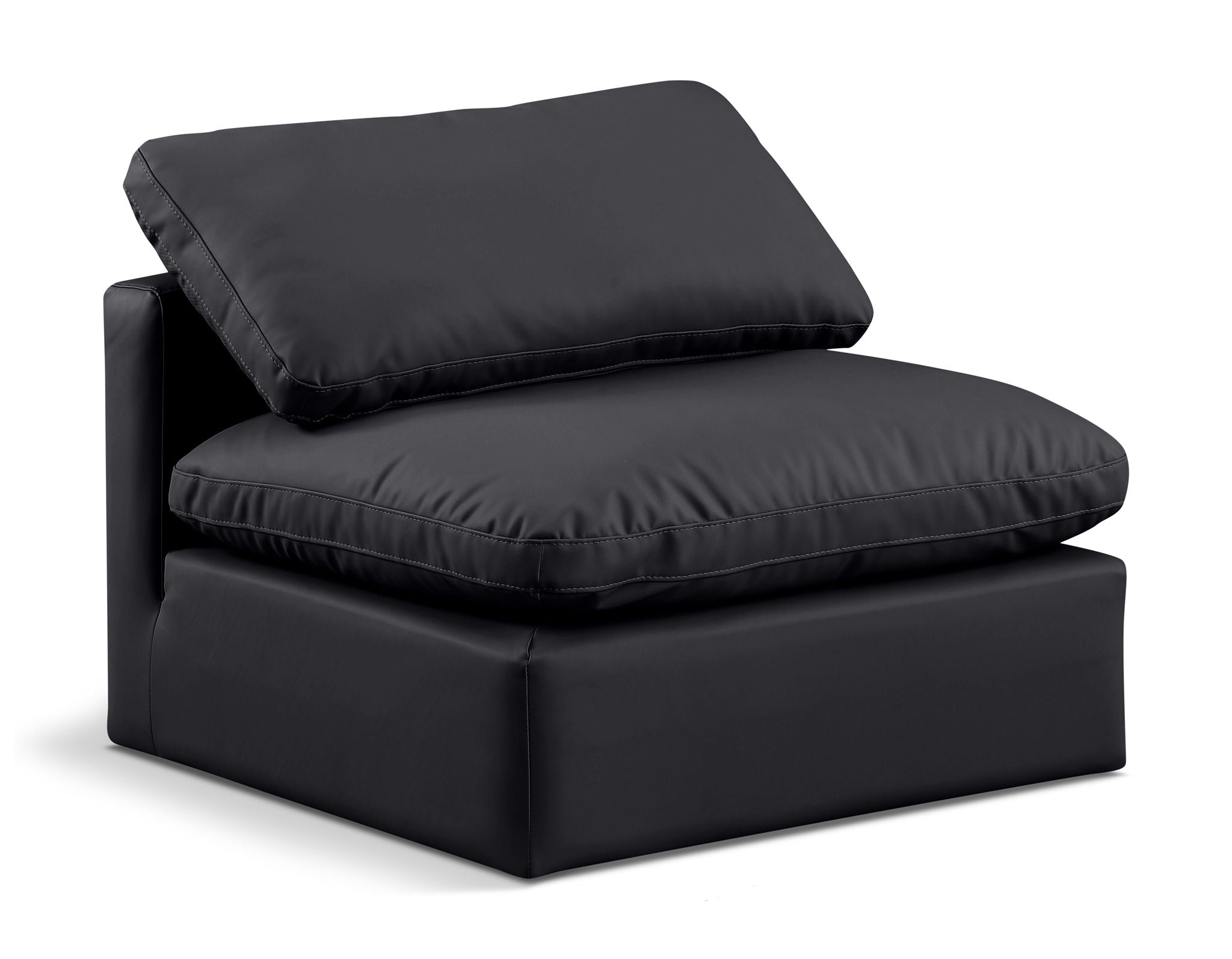 Indulge - Faux Leather Armless Chair - Urban Living Furniture (Los Angeles, CA)