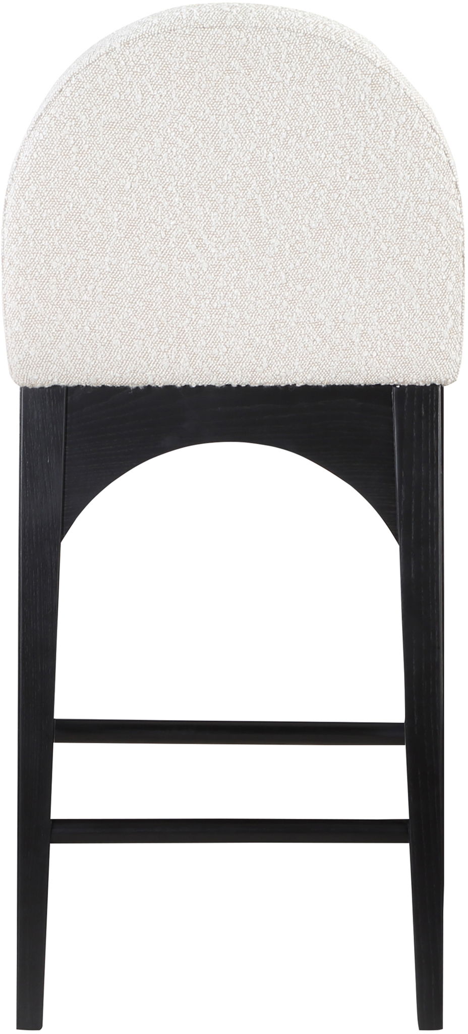 Waldorf - Boucle Stool With Black Legs - Urban Living Furniture (Los Angeles, CA)