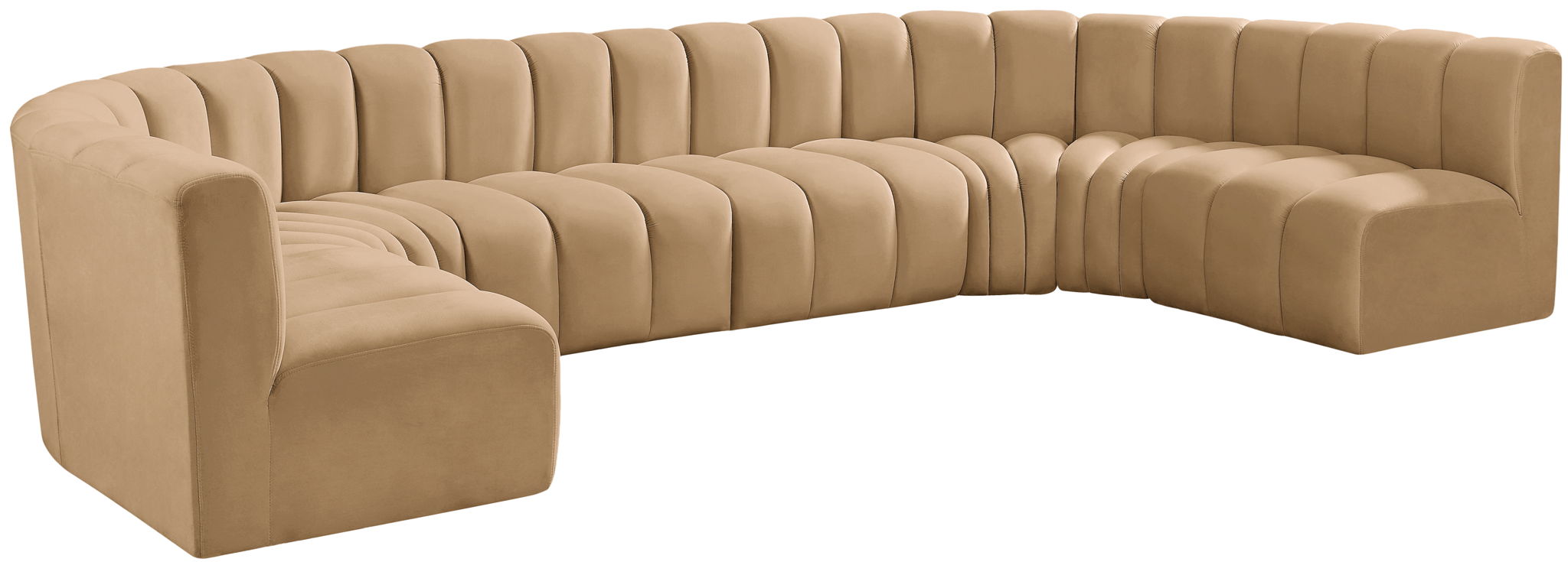 Arc - Velvet Modular U-Shaped Sectional - Urban Living Furniture (Los Angeles, CA)