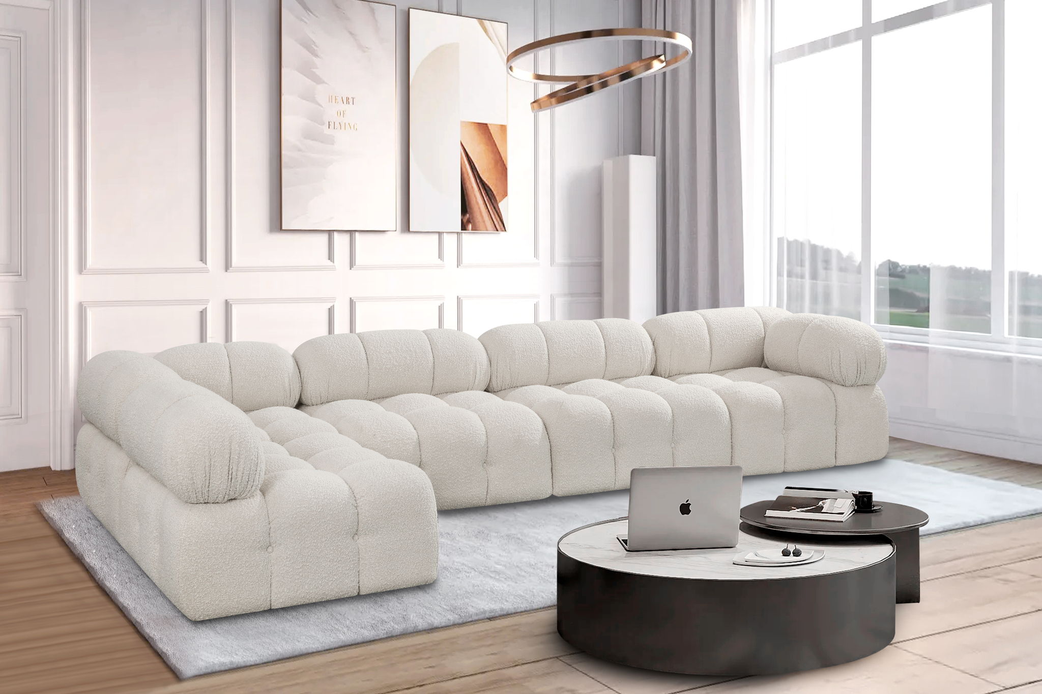 Ames - 5 Piece Modular L-Shaped Sectional - Urban Living Furniture (Los Angeles, CA)