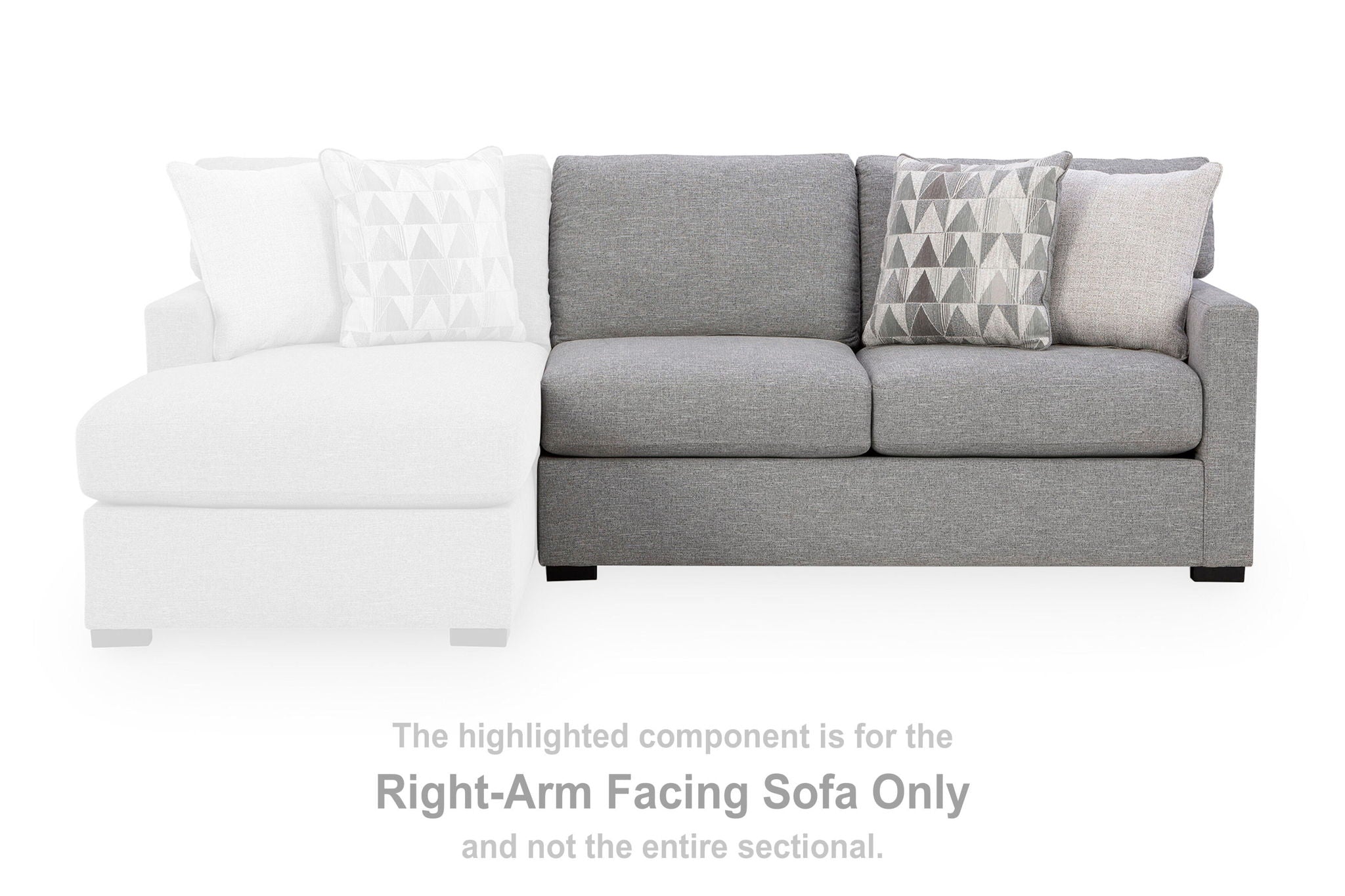 UrbanCrest - RAF Sofa - Pewter
