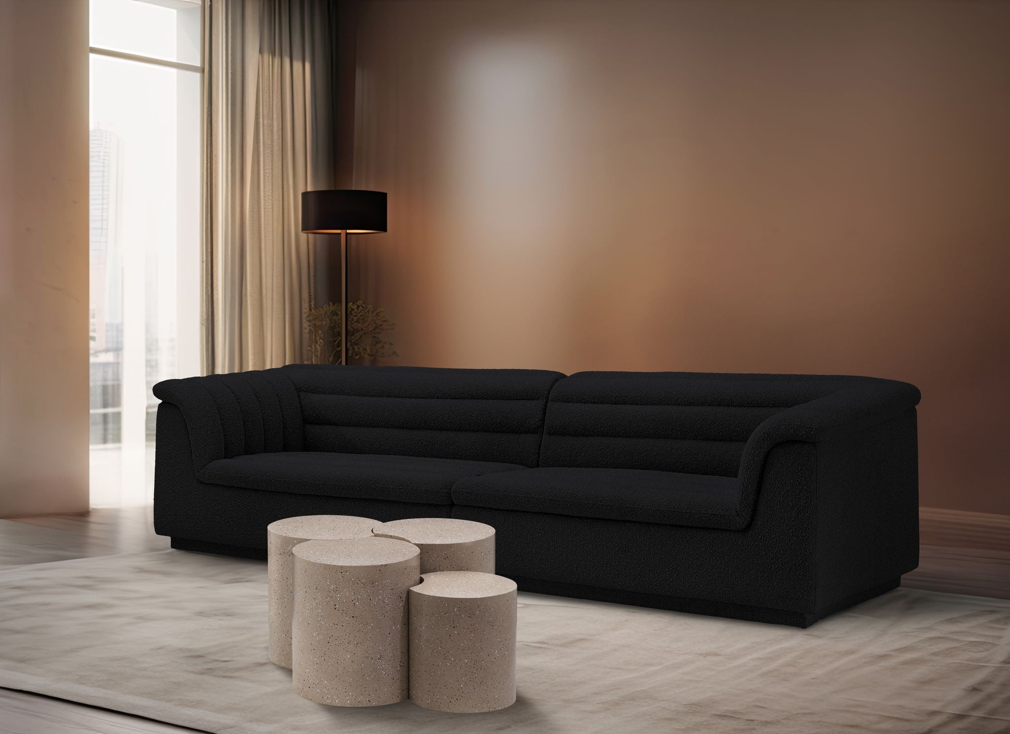 Dimple - 20" 4 Piece Modular Coffee Table - Terazzo Finish - Urban Living Furniture (Los Angeles, CA)
