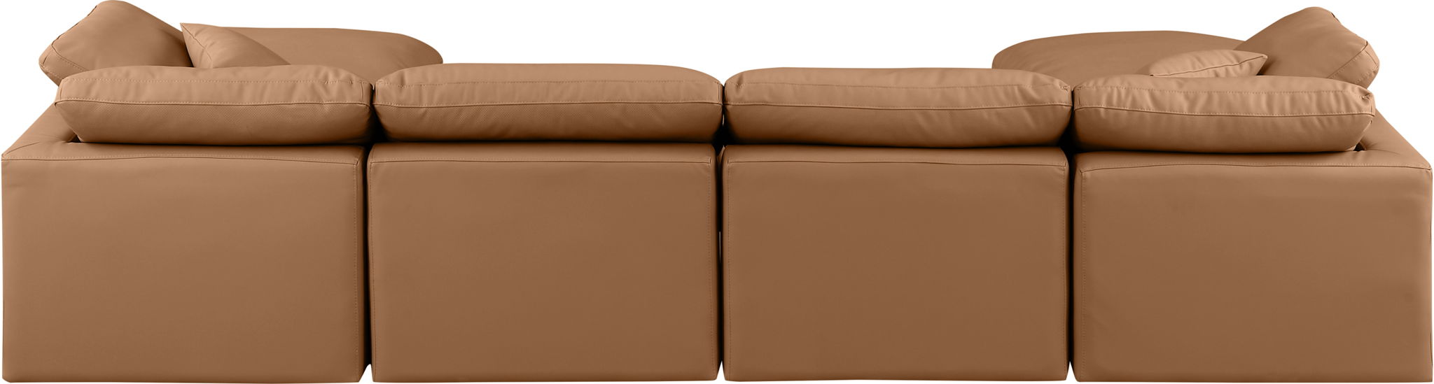 Indulge - Faux Leather 6 Piece Modular Double Chaise Sectional - Urban Living Furniture (Los Angeles, CA)