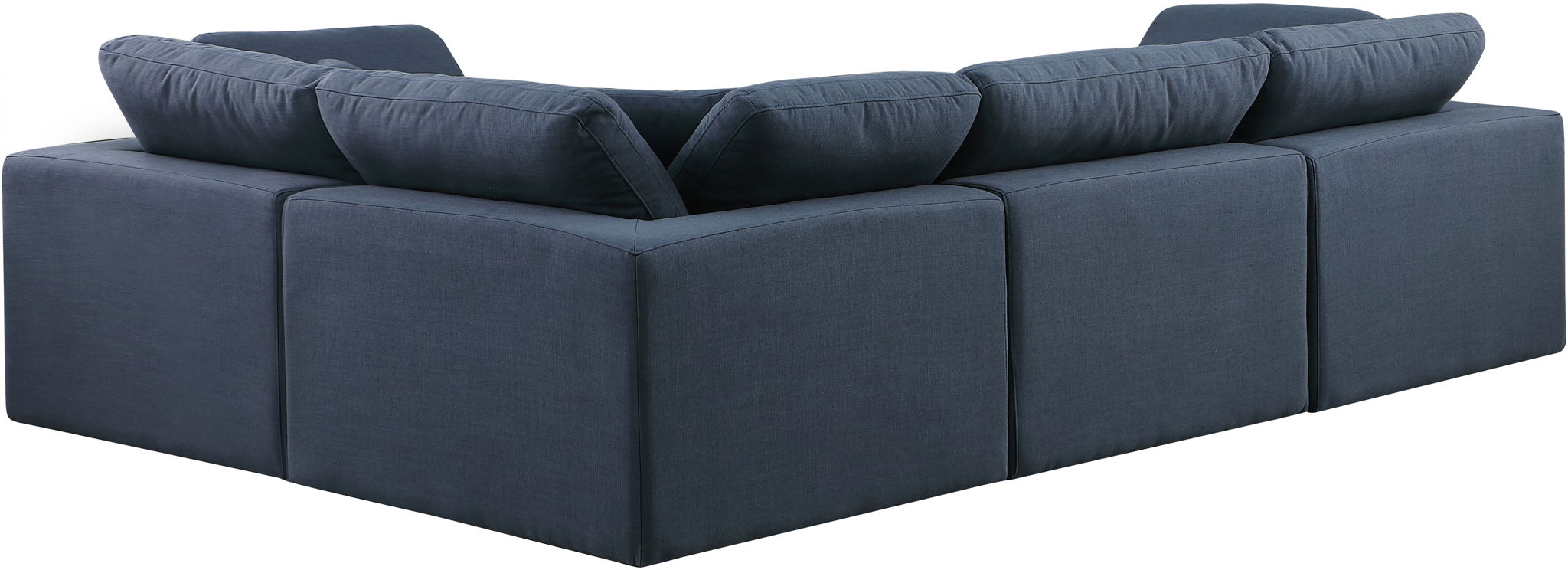 Comfy - 4 Piece Linen Fabric Modular Sectional - Urban Living Furniture (Los Angeles, CA)