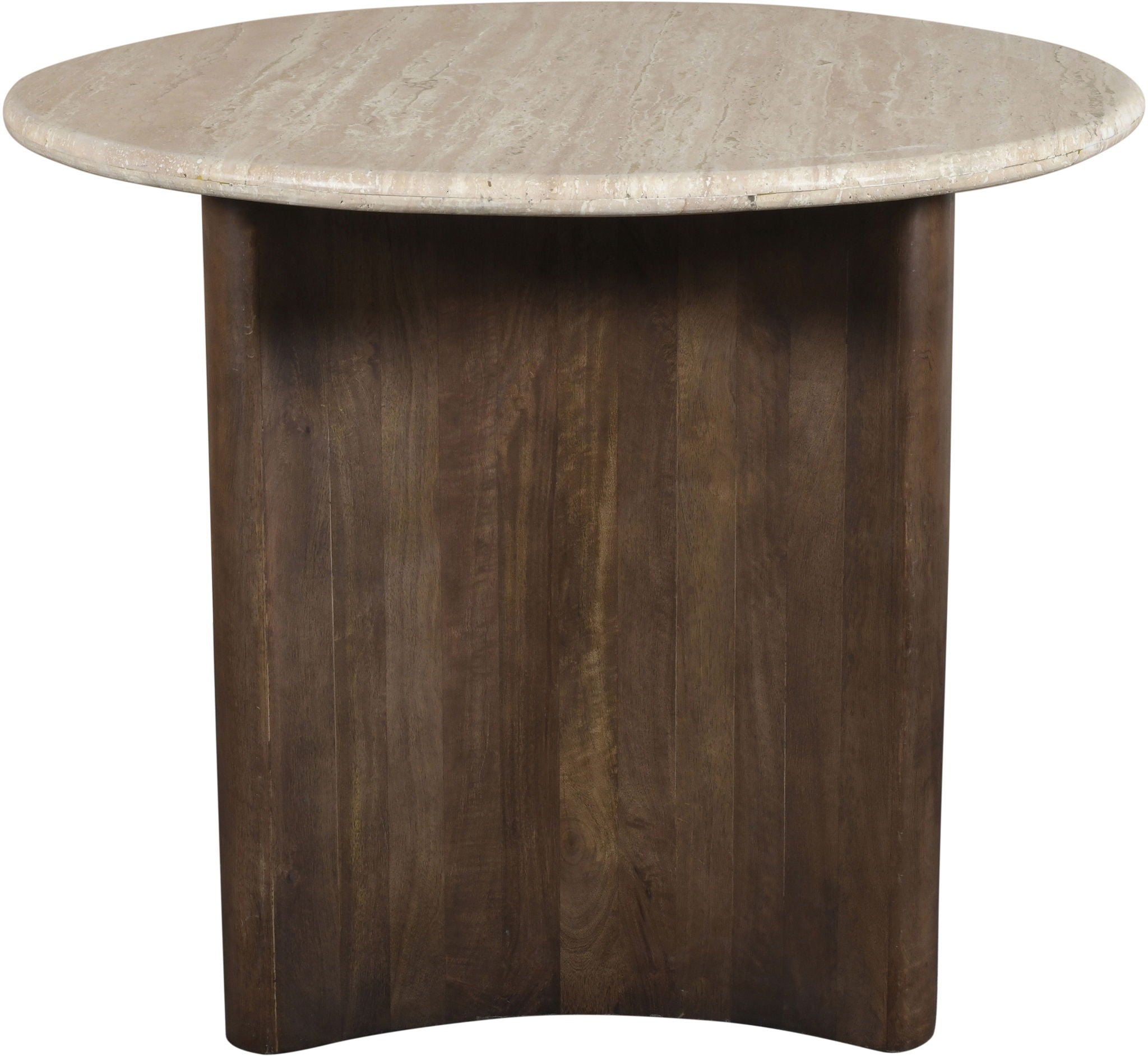 Pietra - Travertine And Mango Wood Dining Table - Urban Living Furniture (Los Angeles, CA)