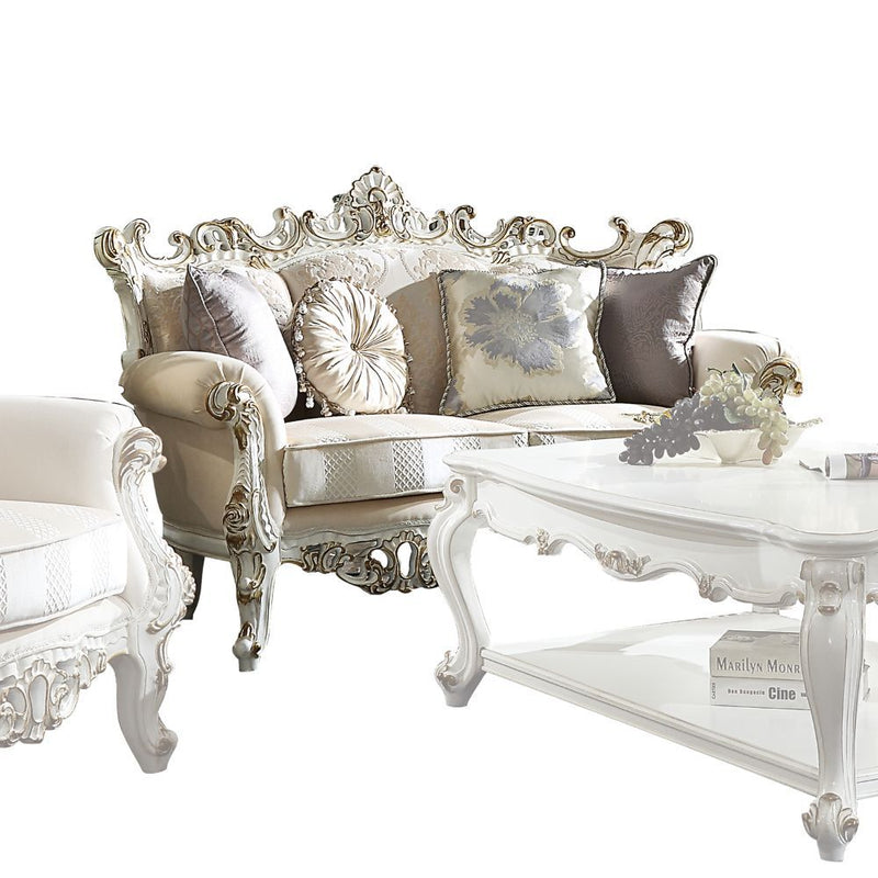 Picardy II - Loveseat - Fabric & Antique Pearl - Urban Living Furniture (Los Angeles, CA)