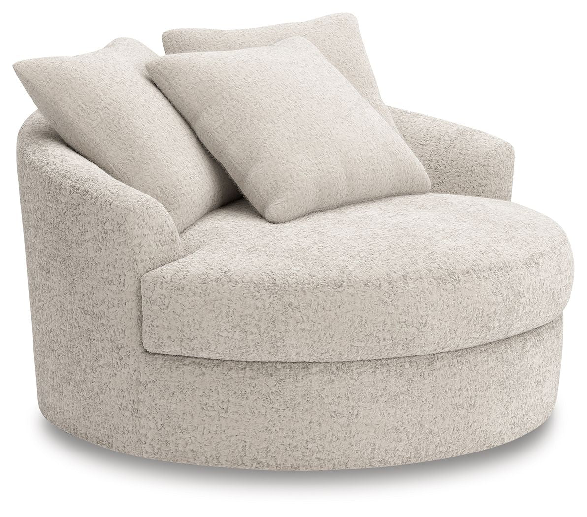 Cuddle Plush - Arctic - Oversized Swivel Accent Chair - Urban Living Furniture (Los Angeles, CA)