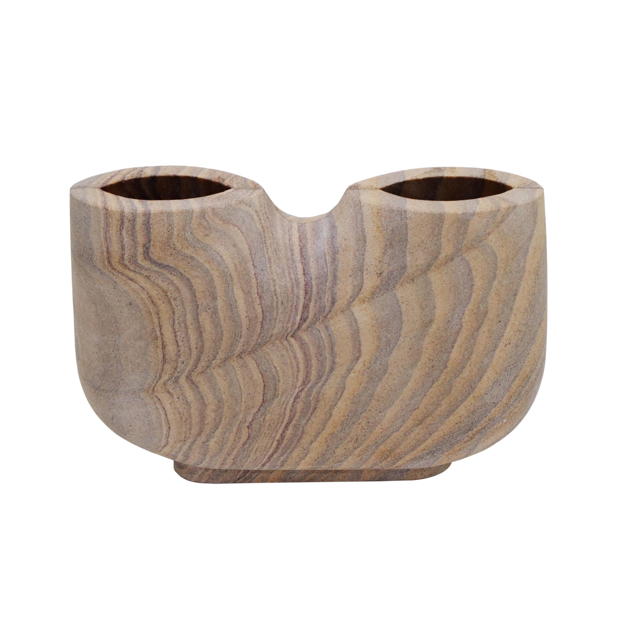 Saava - Rainbow Stone Vase - Natural - Urban Living Furniture (Los Angeles, CA)