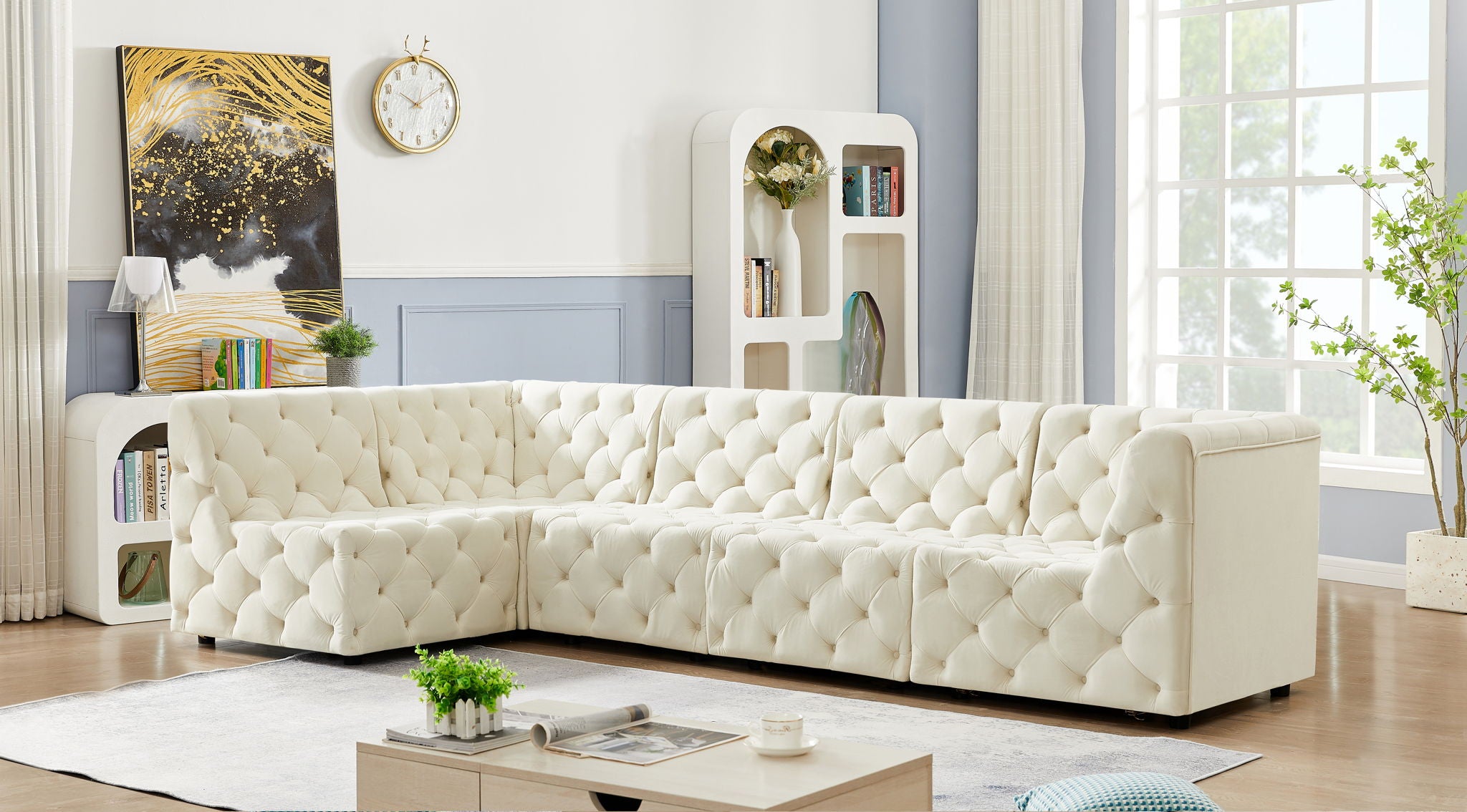 Tuft - 5 Piece Modular Sectional - Urban Living Furniture (Los Angeles, CA)