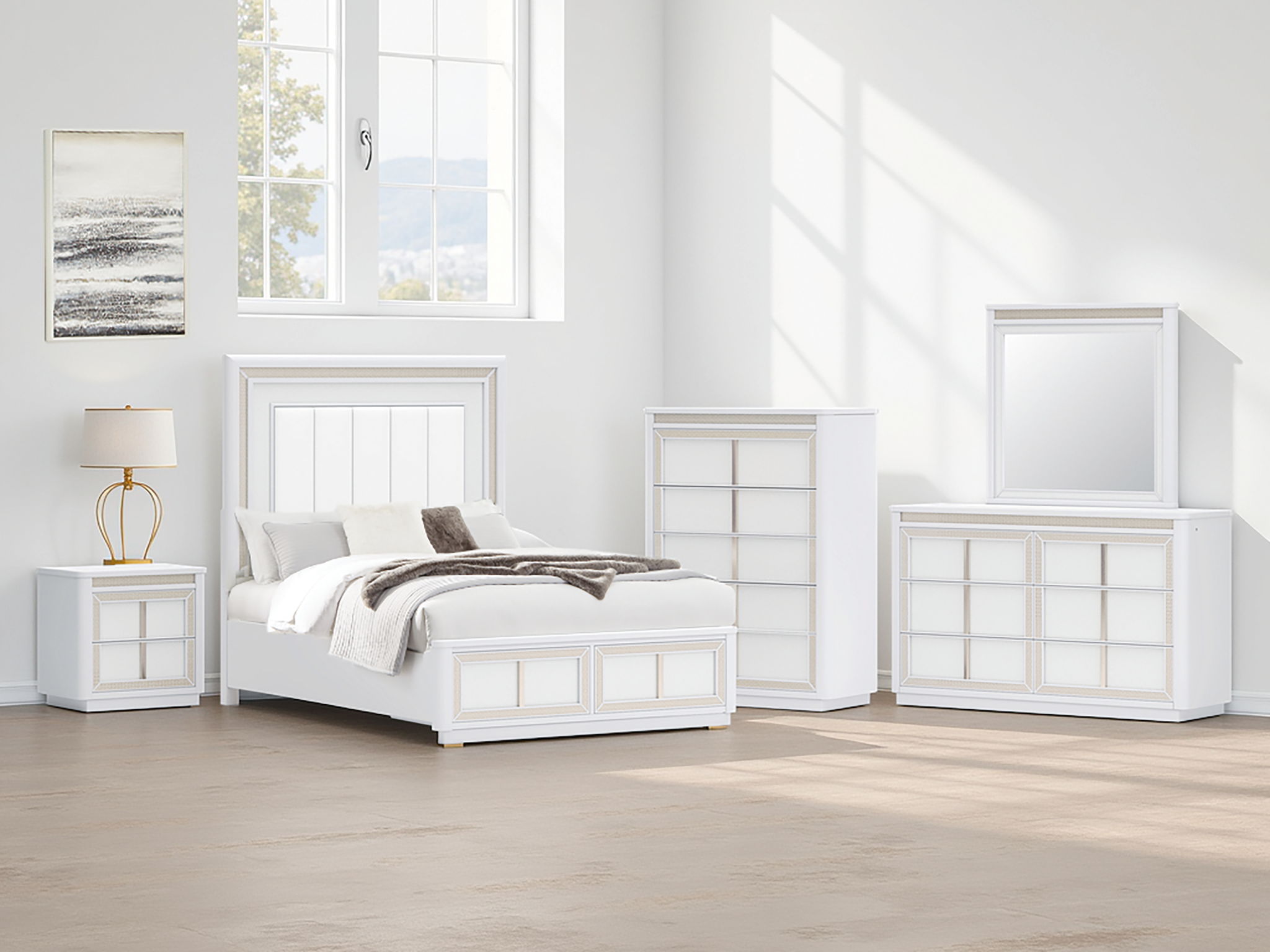 Chalanna - Upholstered Storage Bed - Urban Living Furniture (Los Angeles, CA)