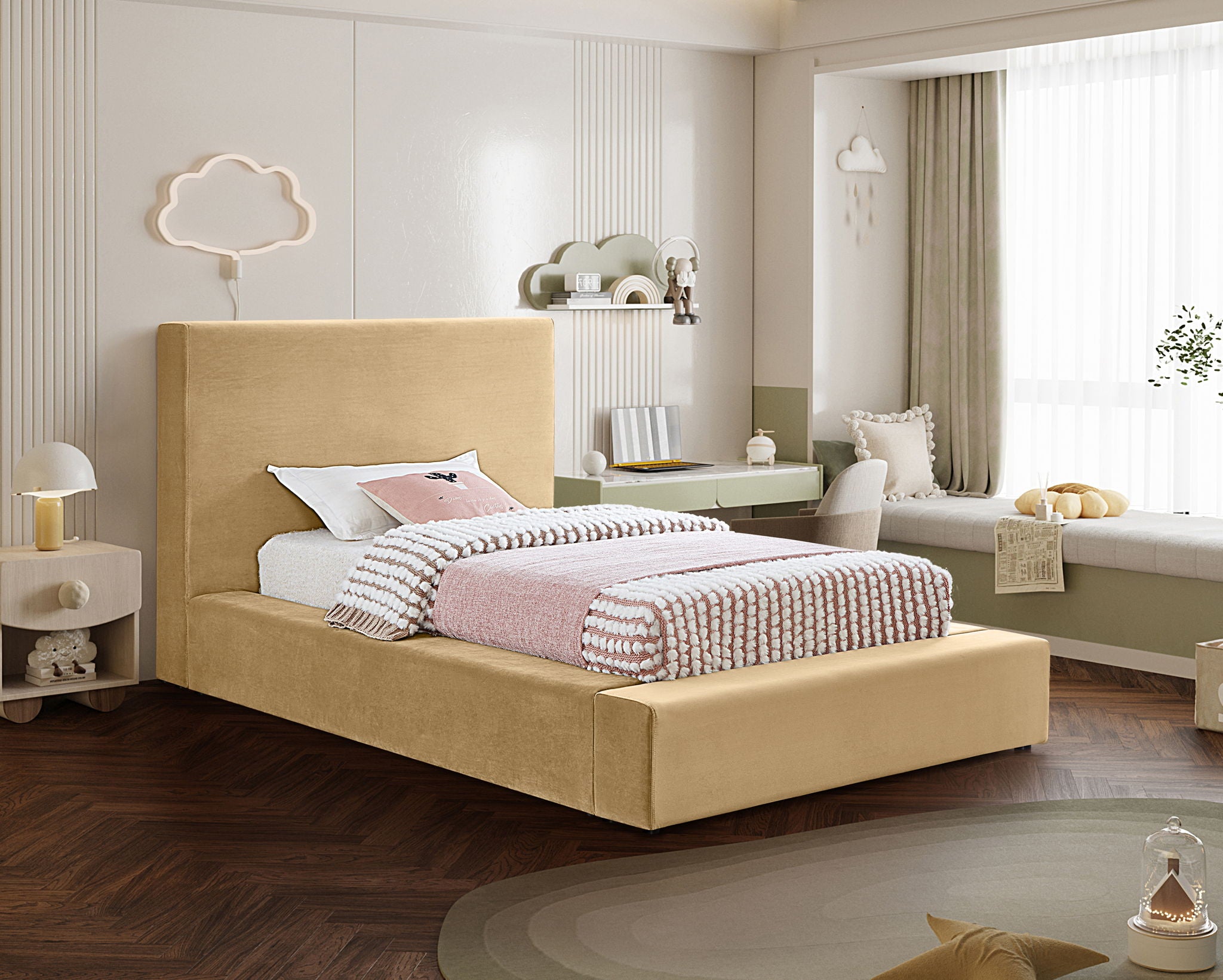 Dorian - Upholstered Bed - Urban Living Furniture (Los Angeles, CA)
