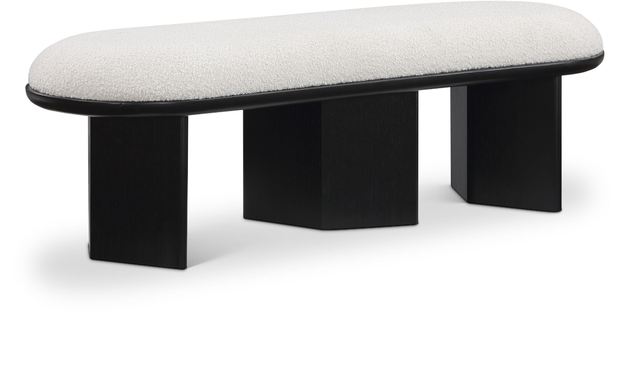 Wilshire - Bench With Black Base - Urban Living Furniture (Los Angeles, CA)
