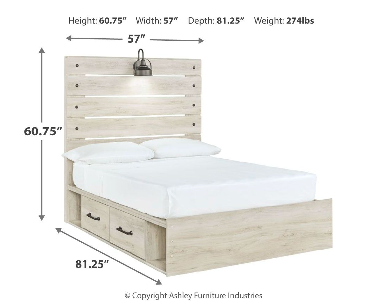 Cambeck - Panel Bed - Urban Living Furniture (Los Angeles, CA)