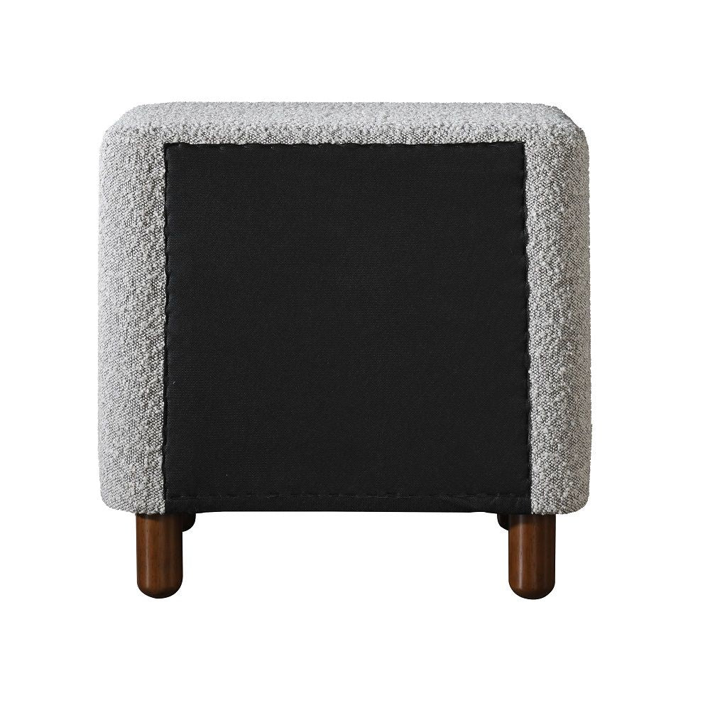 Cleo - Nightstand - Gray Boucle - Urban Living Furniture (Los Angeles, CA)