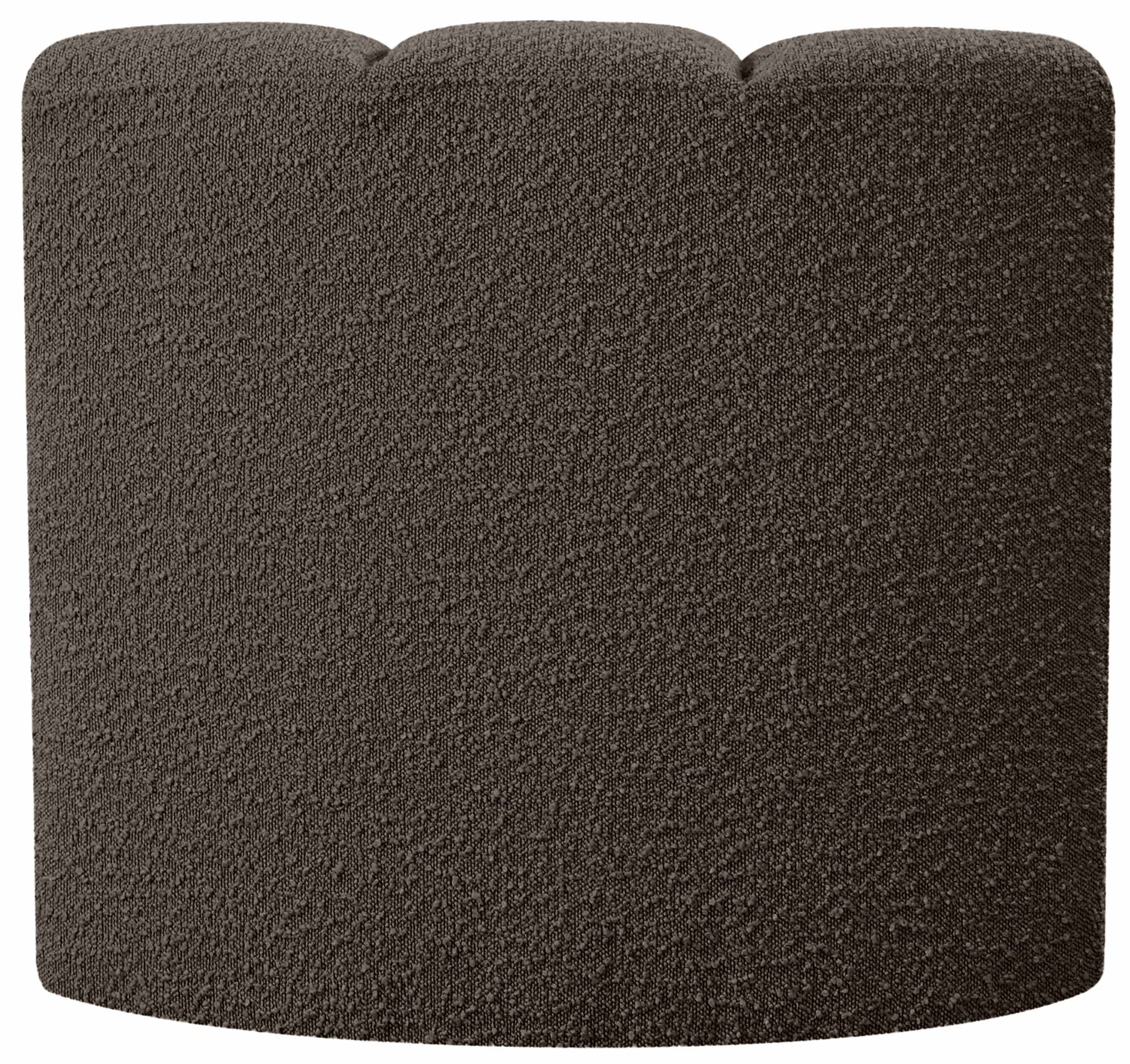 Arc - Boucle Fabric Curved Corner Chair - Urban Living Furniture (Los Angeles, CA)