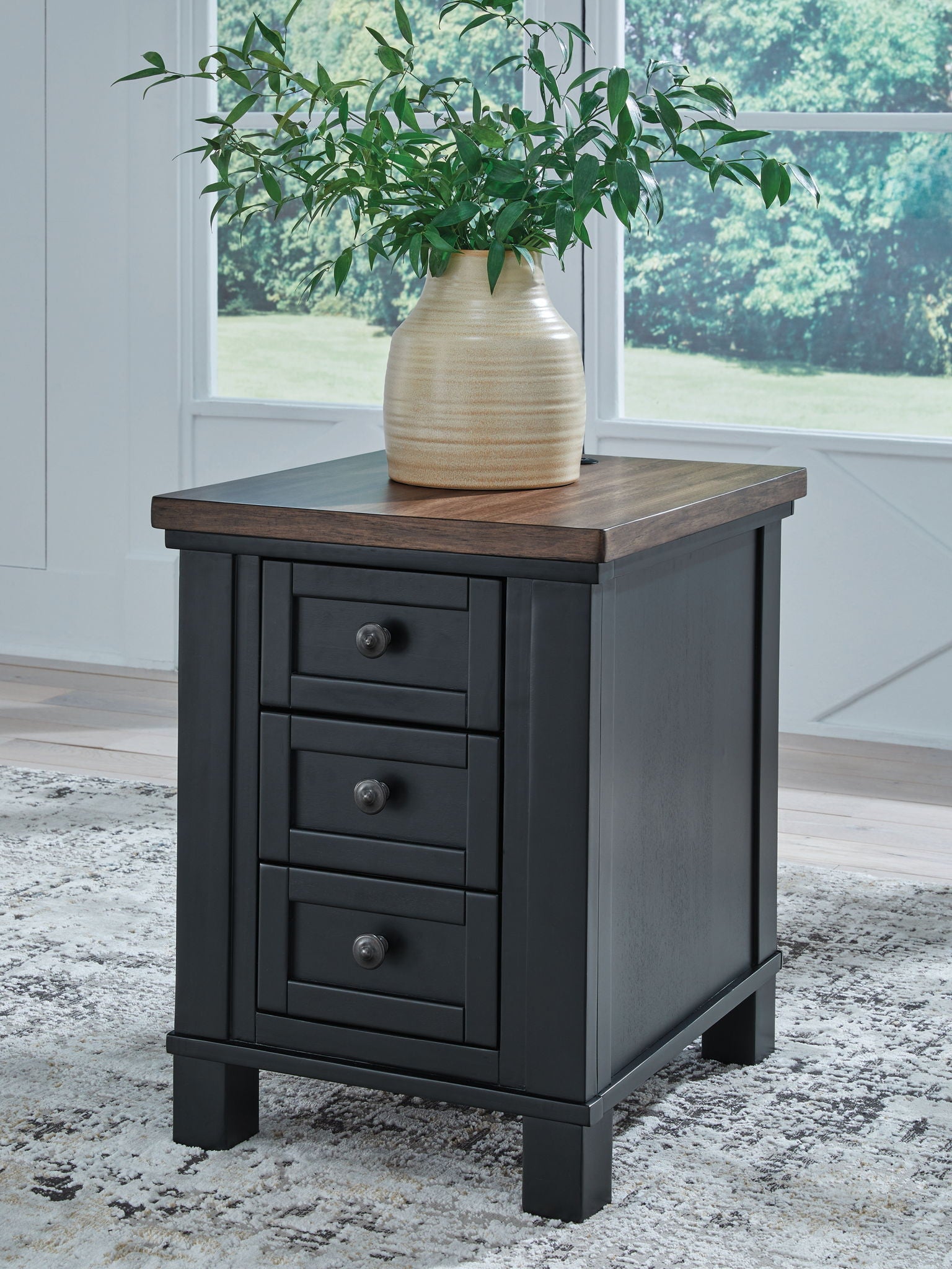 Wildenauer - Brown / Black - Chair Side End Table - Urban Living Furniture (Los Angeles, CA)