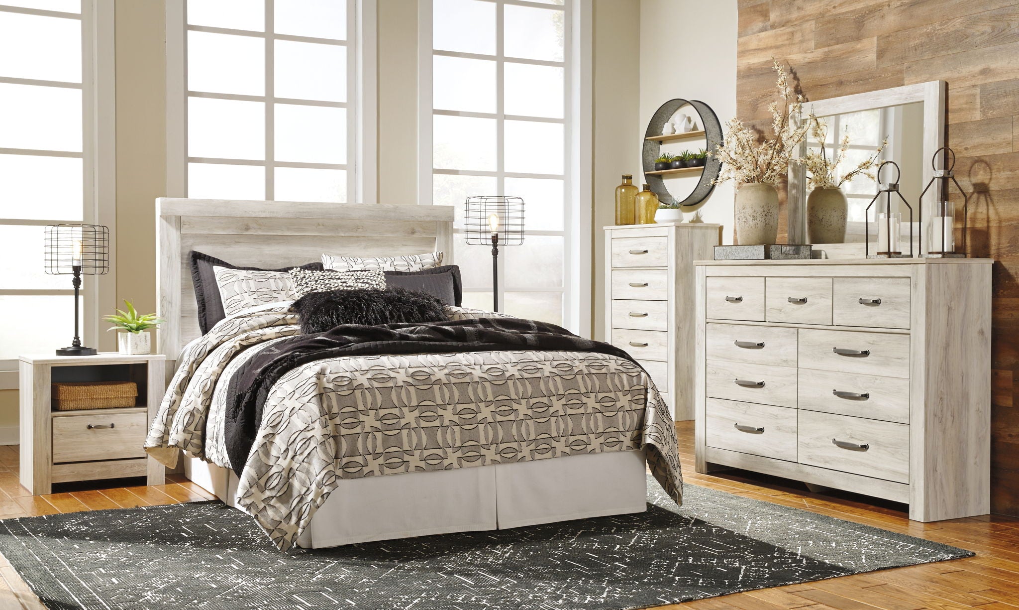 Bellaby - Dresser, Mirror, Panel Headboard Set - Urban Living Furniture (Los Angeles, CA)