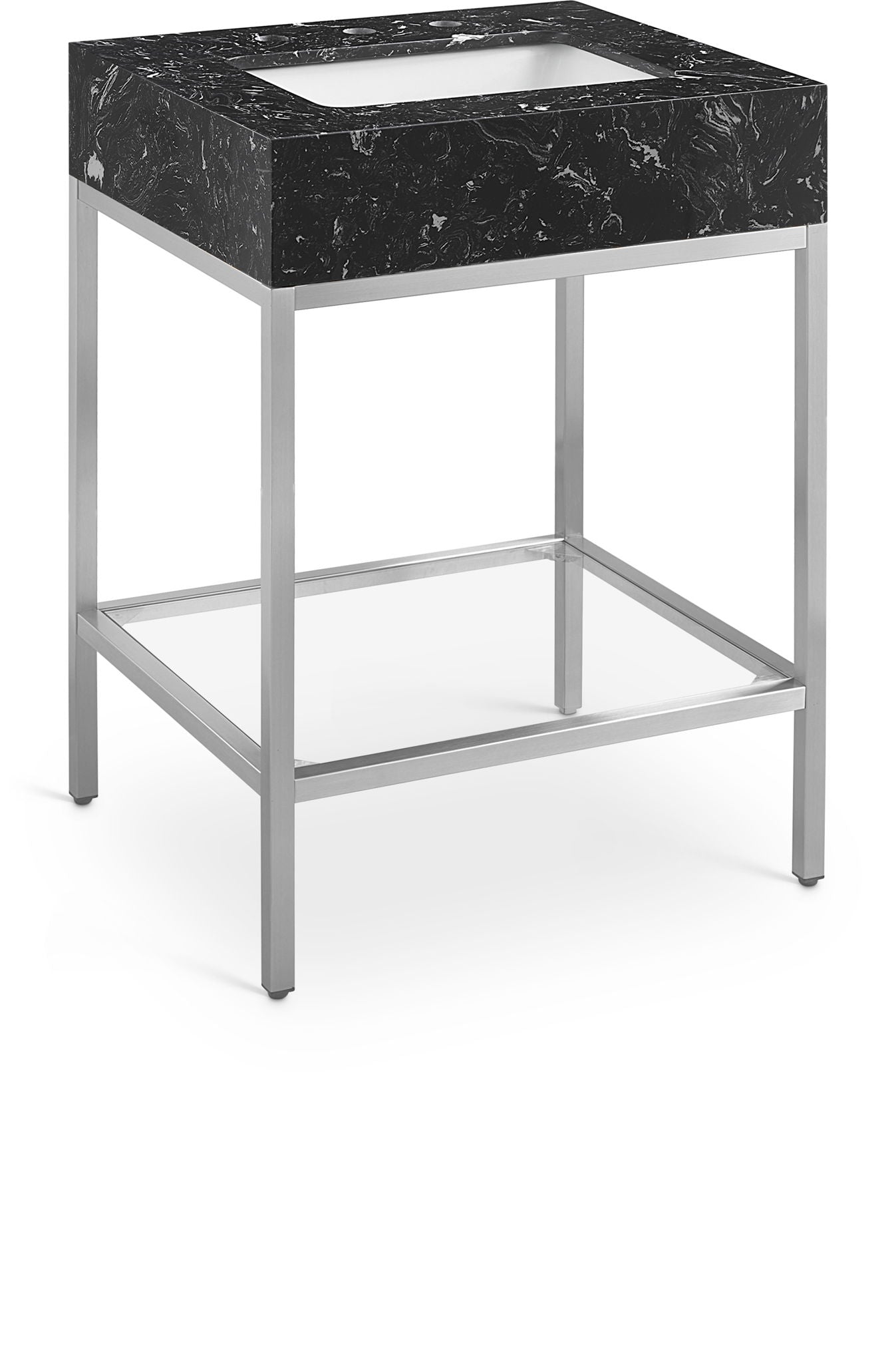 Marmo - Engineered Marble Bathroom Vanity With Chrome Base - Urban Living Furniture (Los Angeles, CA)