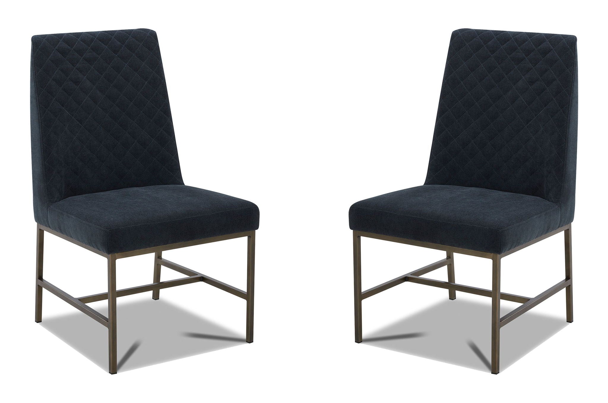 Diamond - Elise Navy Dining Chair (Set of 2) - Elise Navy
