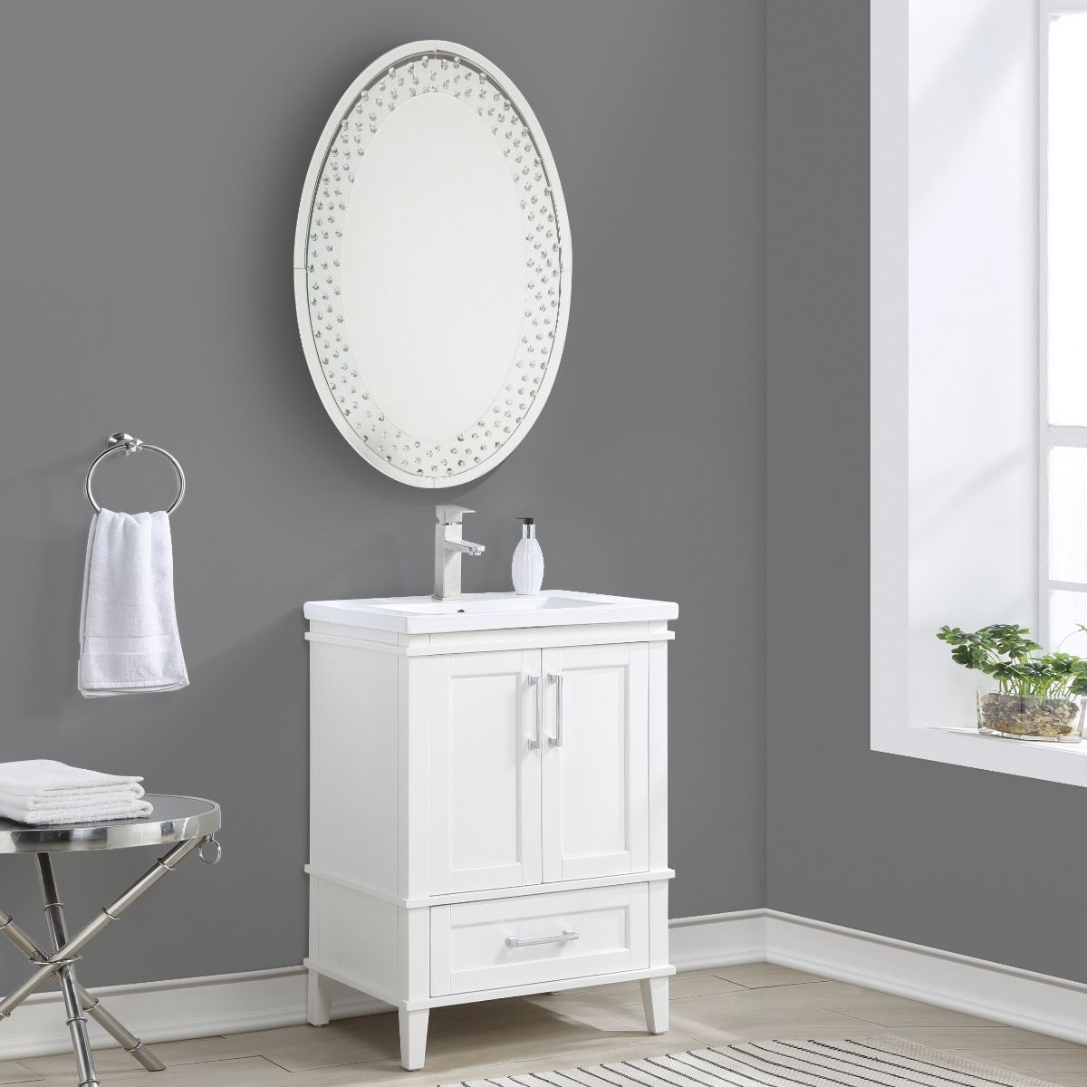 Nysa - Accent Decor - Mirrored & Faux Crystals - Urban Living Furniture (Los Angeles, CA)