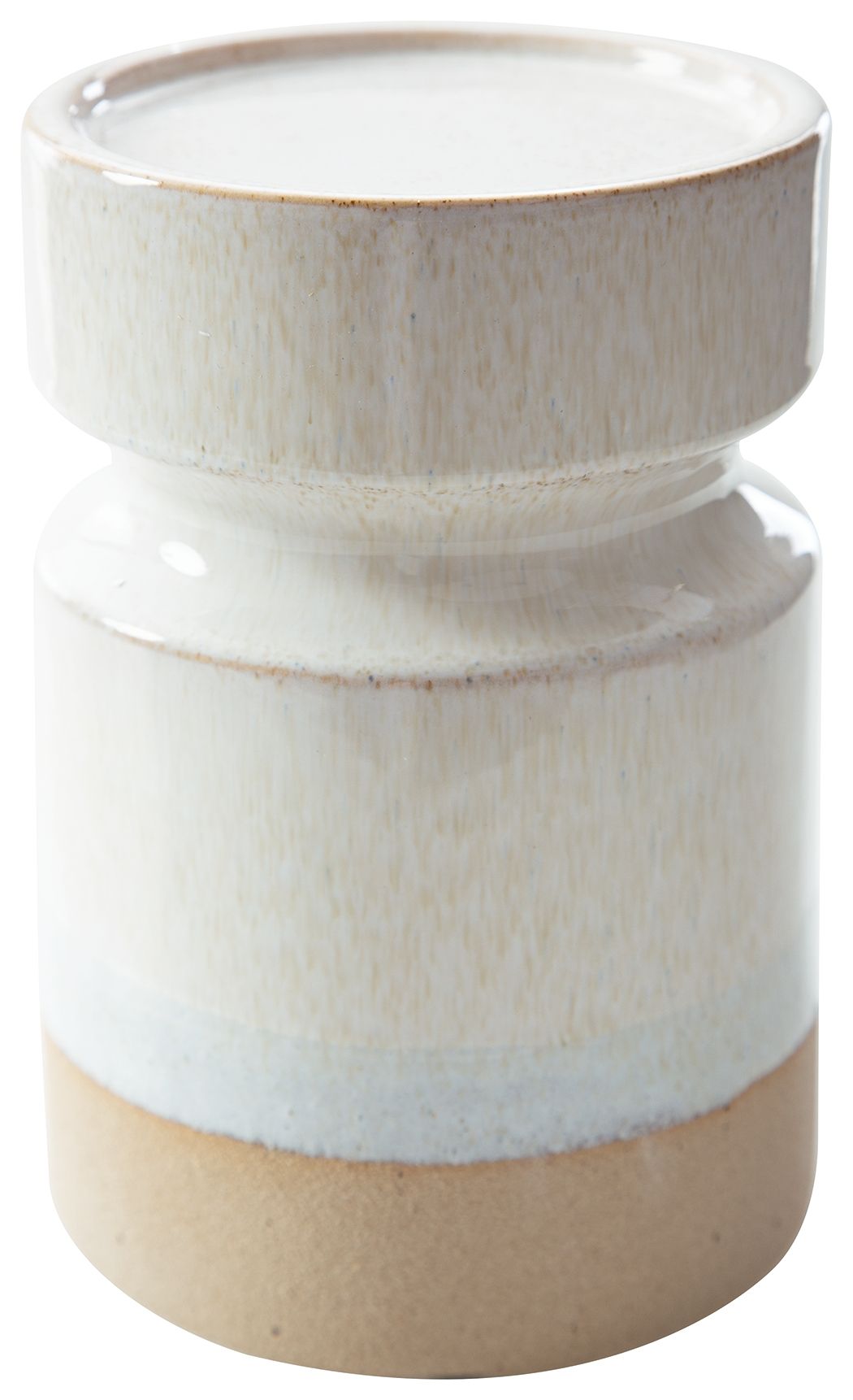 Hurston - Ivory / Brown - Candle Holder Set (Set of 3) - Urban Living Furniture (Los Angeles, CA)