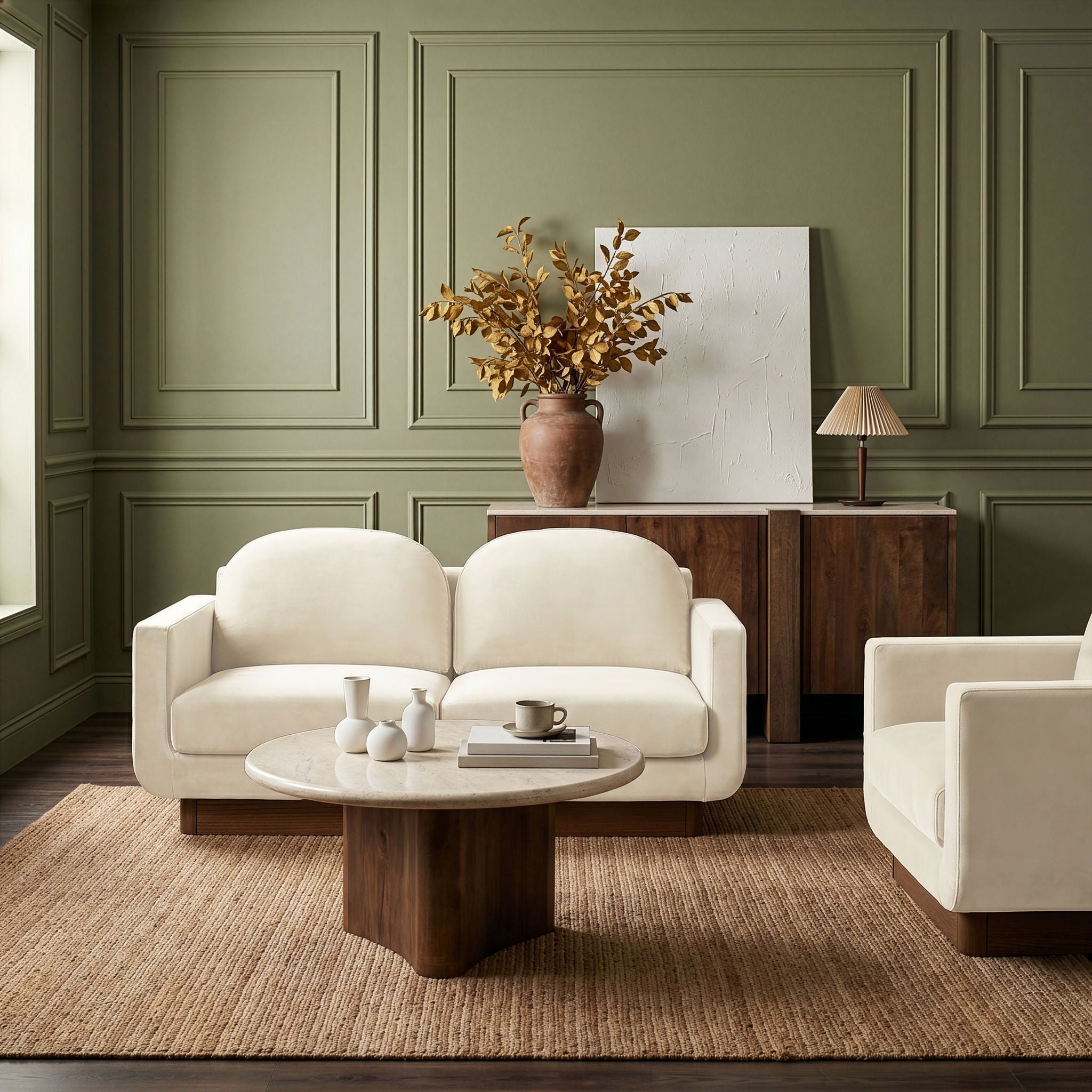 Diviento - Velvet Performance Fabric Upholstered Loveseat - Urban Living Furniture (Los Angeles, CA)
