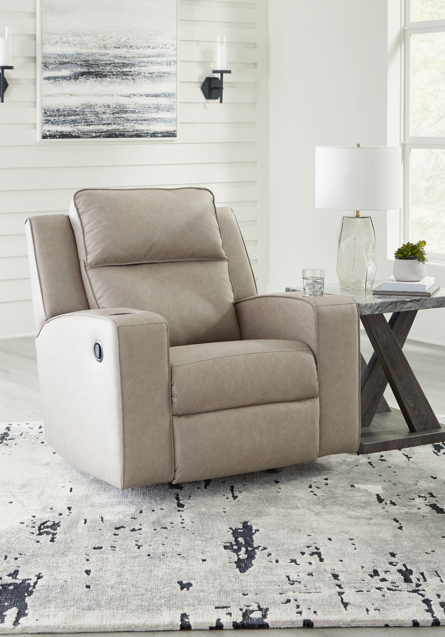 Lavenhorne - Pebble - Rocker Recliner - Urban Living Furniture (Los Angeles, CA)