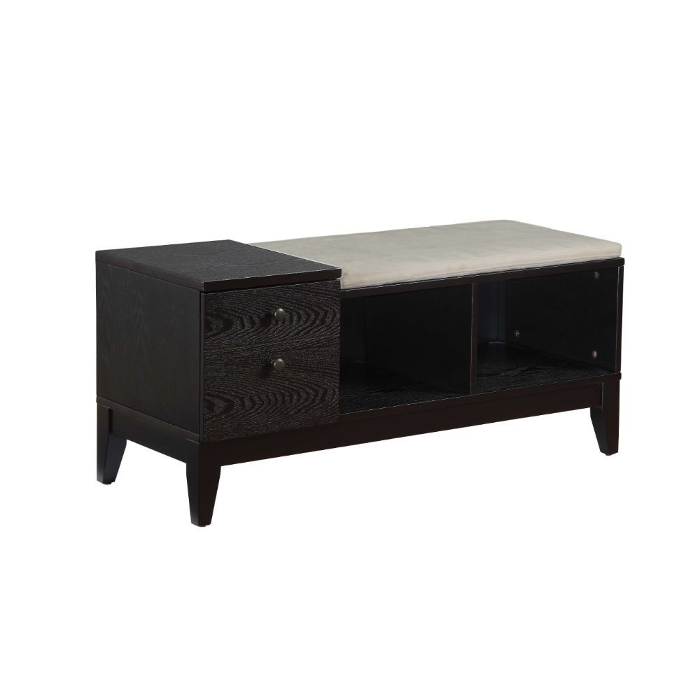 Boyet - Bench - Fabric & Black - Urban Living Furniture (Los Angeles, CA)