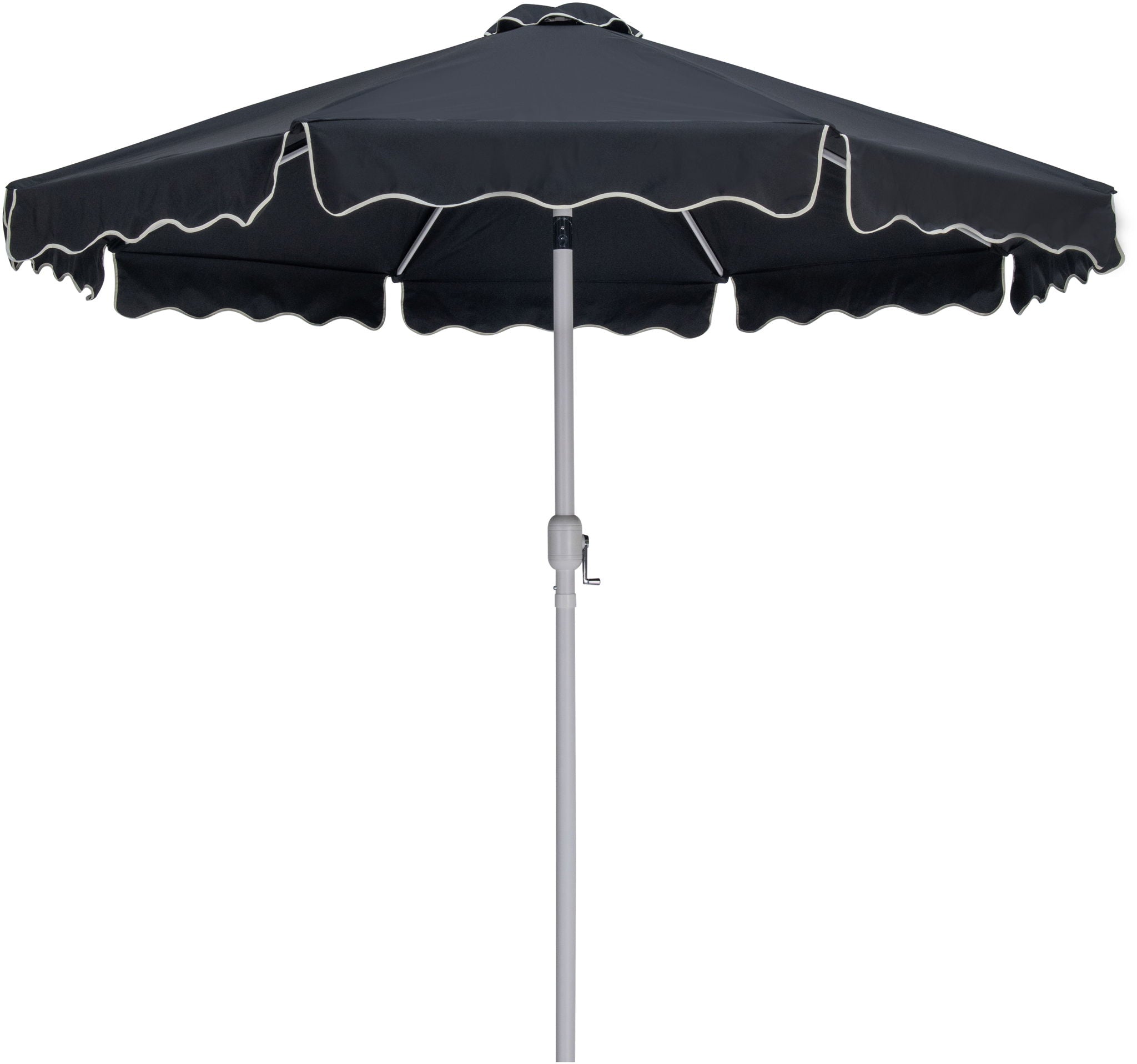 Amalfi - Patio Umbrella - Black Base / White Pole - Urban Living Furniture (Los Angeles, CA)