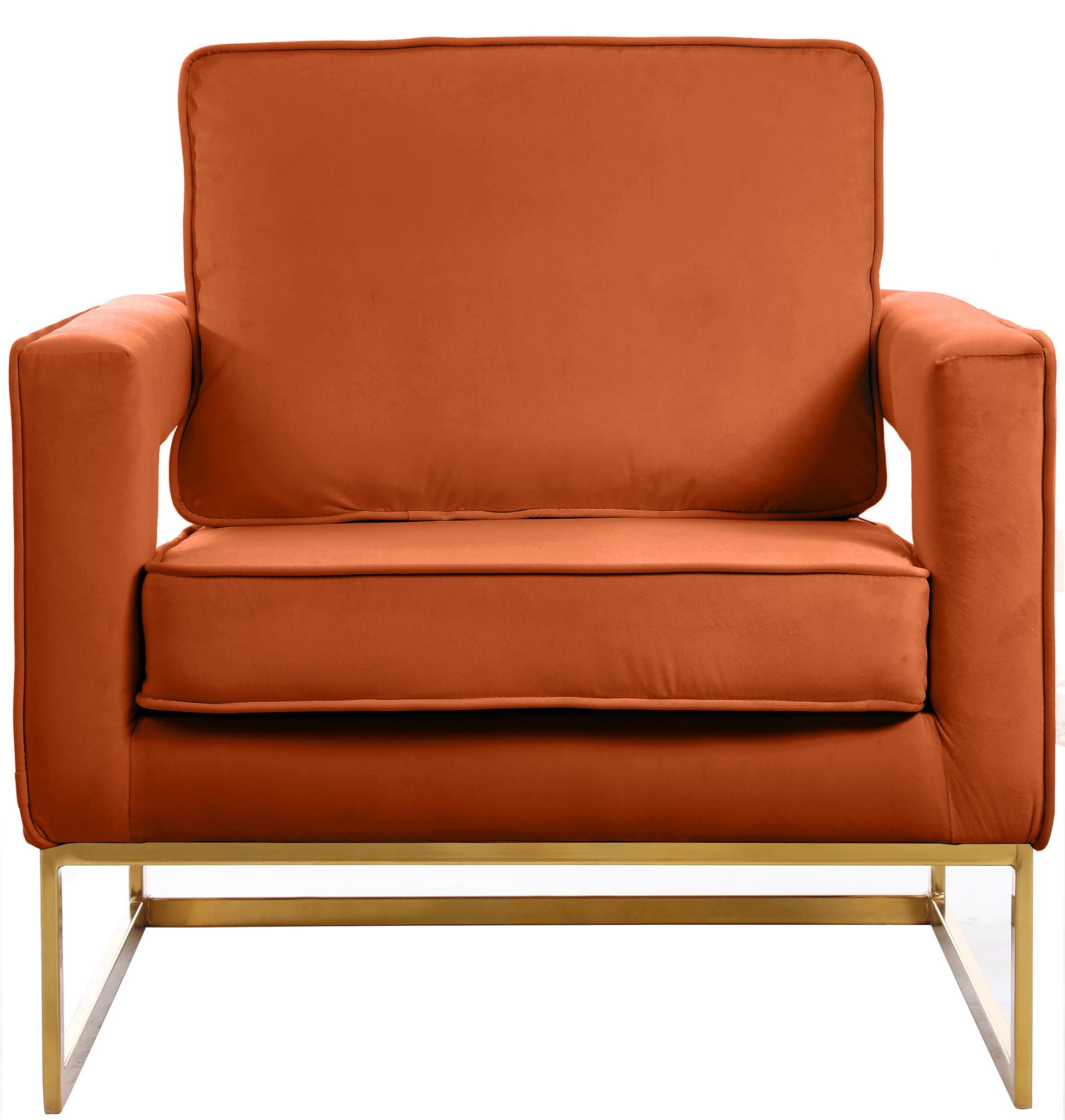 Noah - Accent Chair with Gold Legs - Urban Living Furniture (Los Angeles, CA)