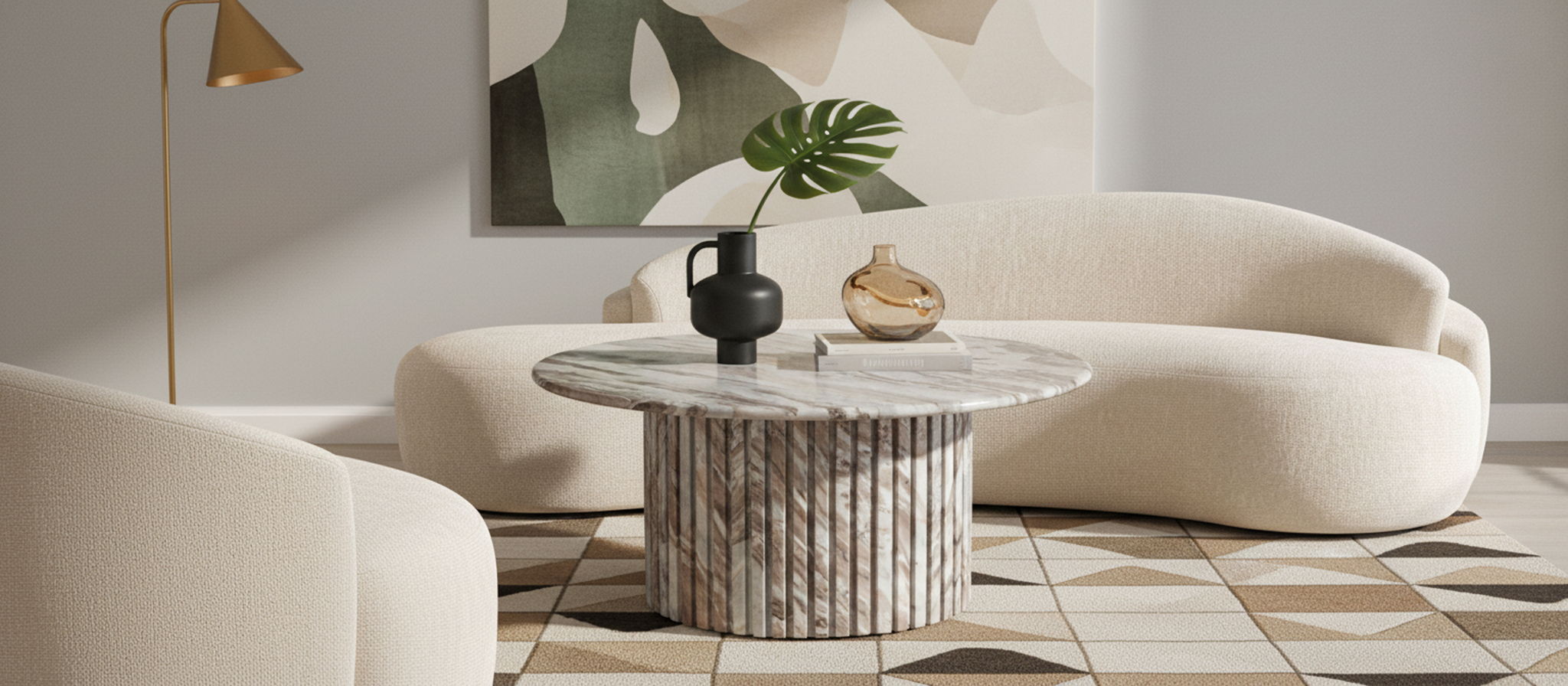Genoa - Marble Table - Urban Living Furniture (Los Angeles, CA)
